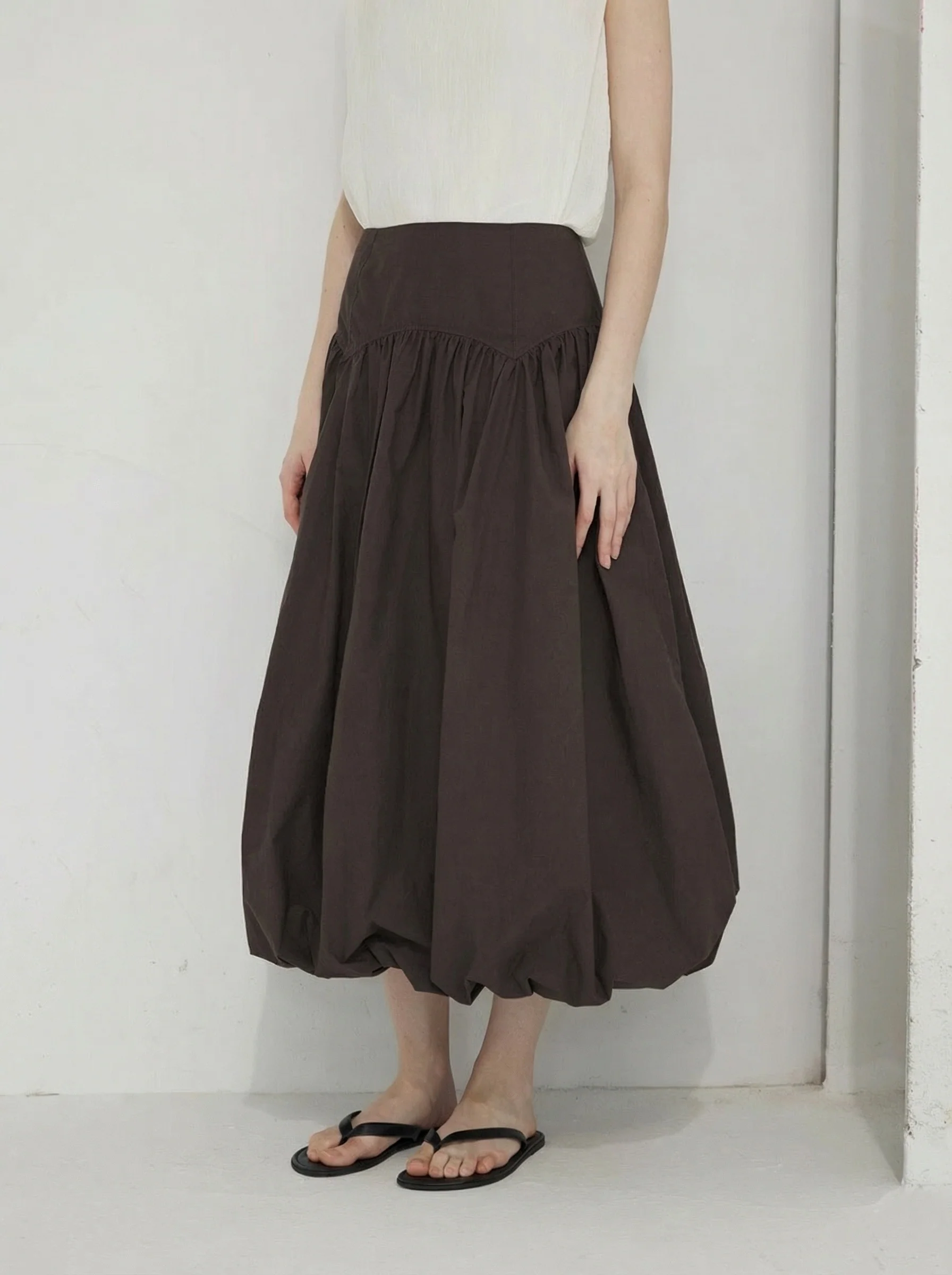 Balloon Midi Skirt - Image 8