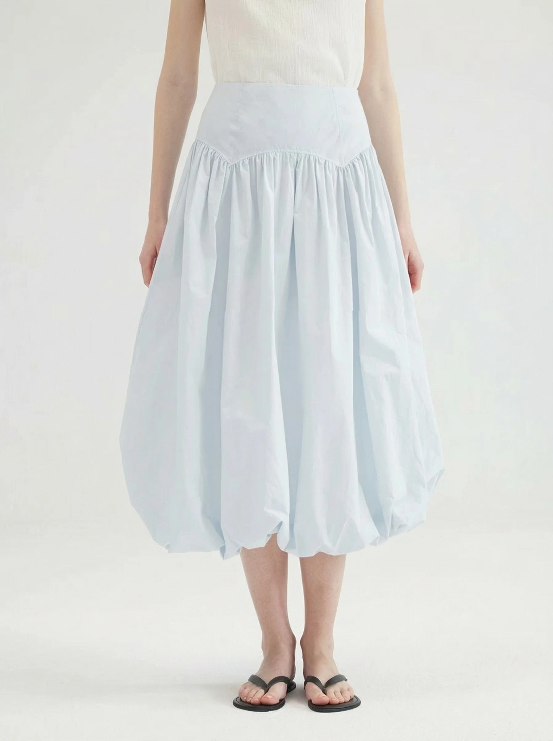 Balloon Midi Skirt - Image 9