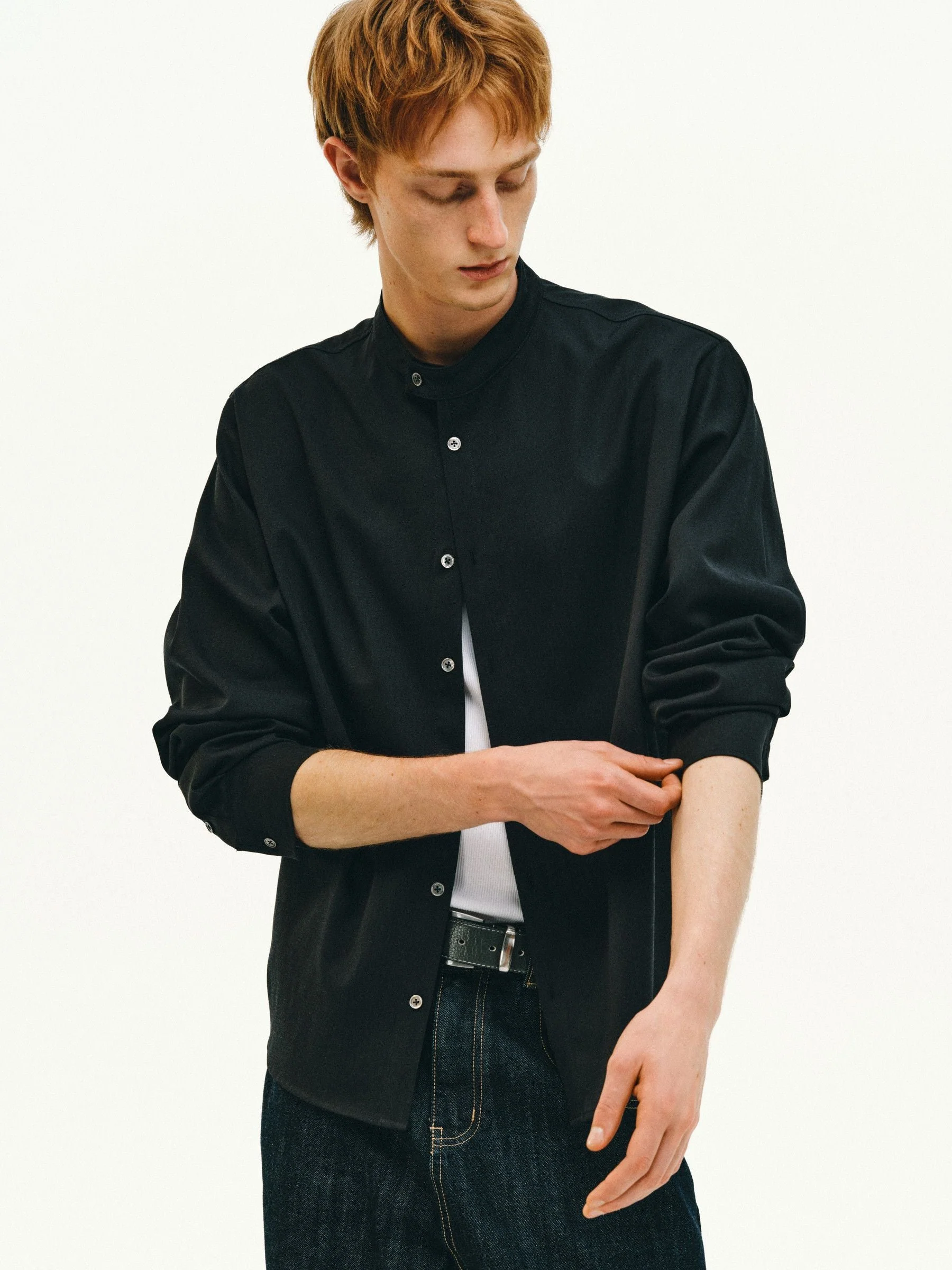 Band Collar Shirt
