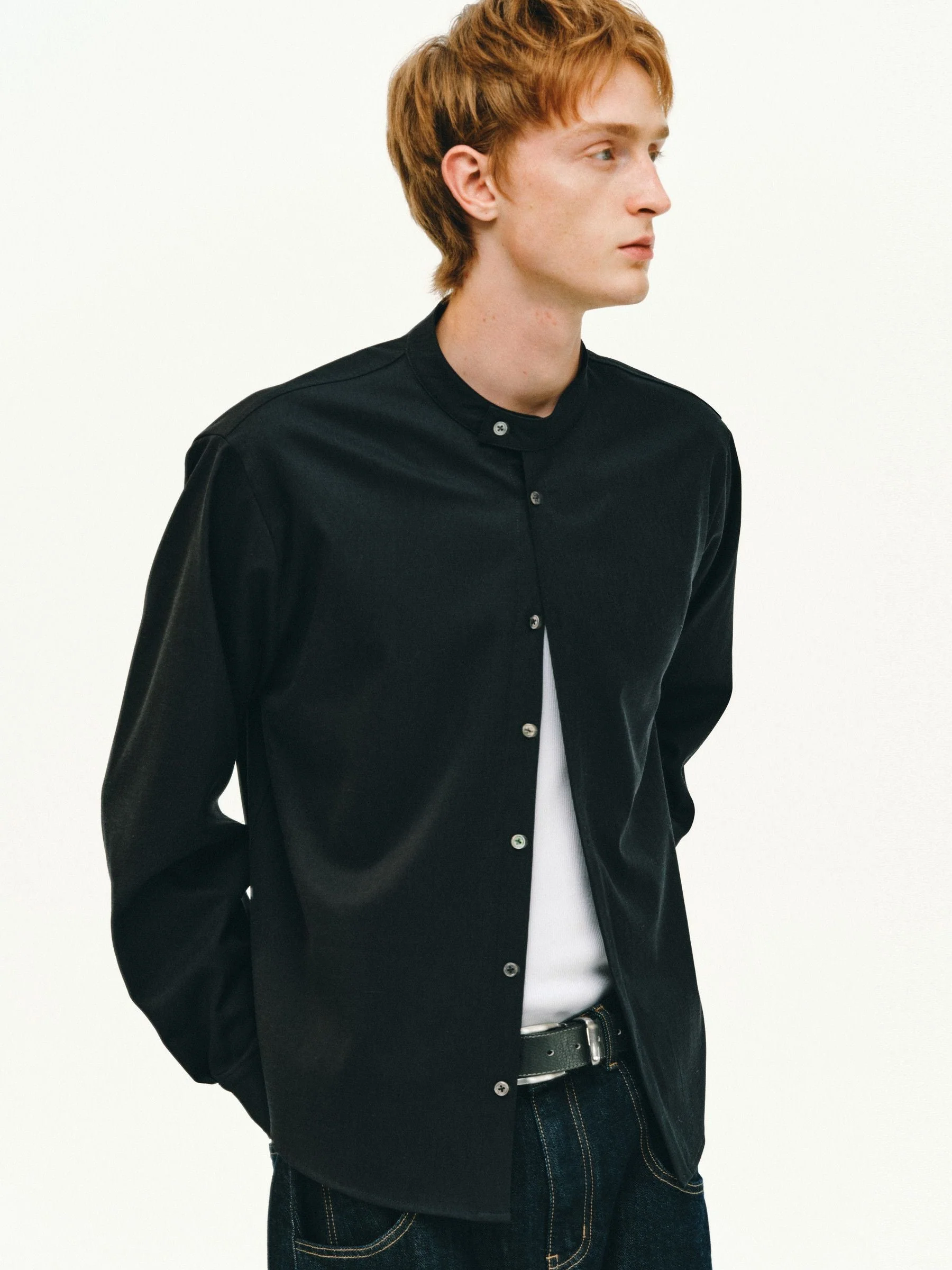 Band Collar Shirt - Image 2