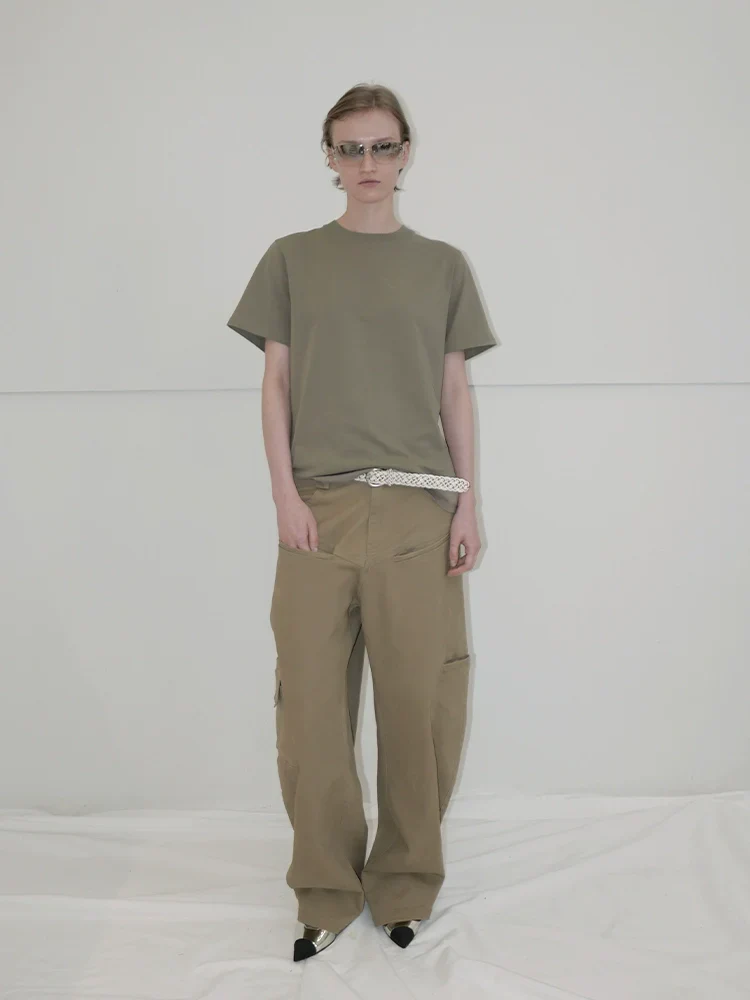 Basic Round Neck Loose T-Shirt - Image 3