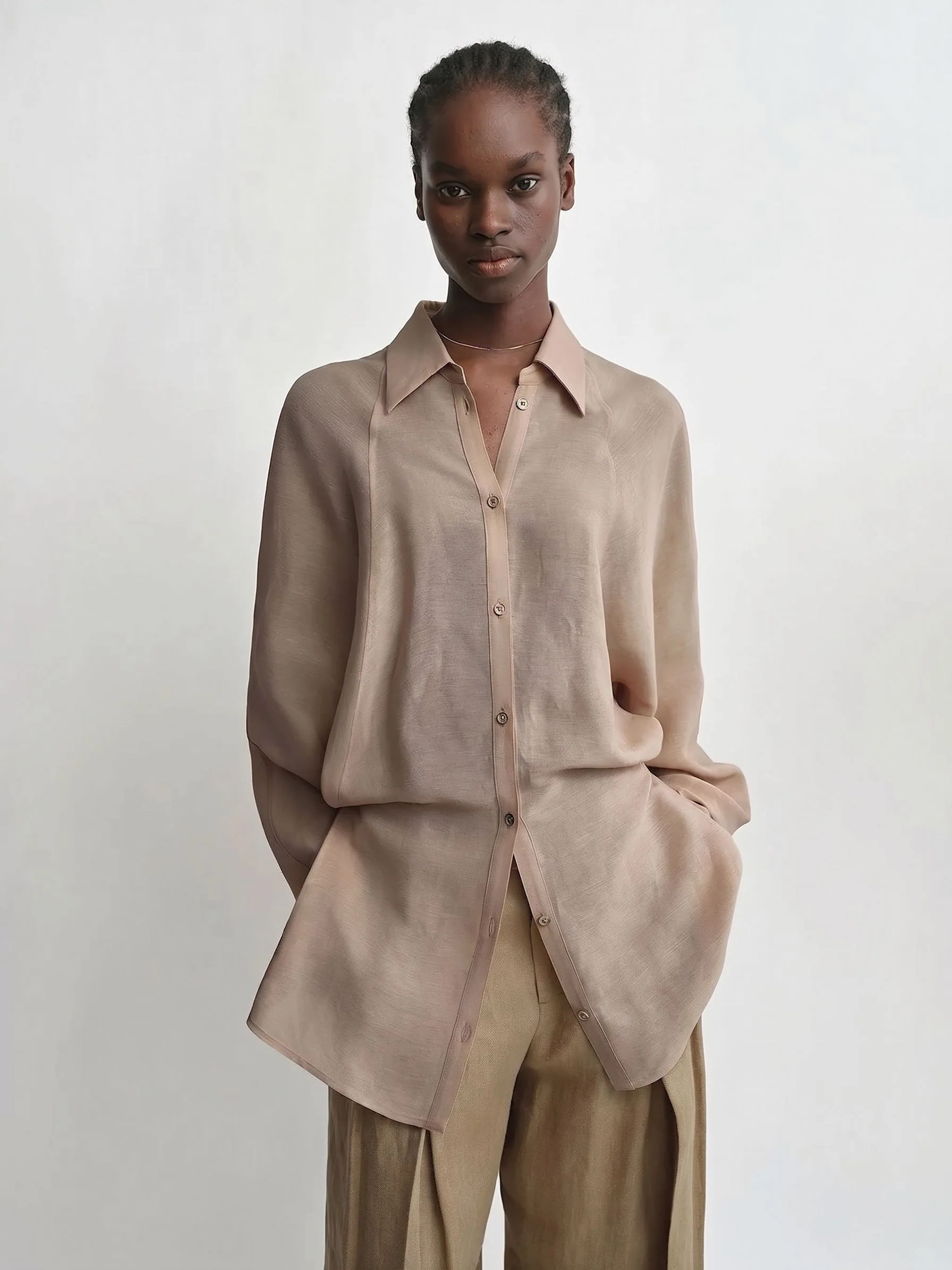 Batwing Cinch Blouse - Image 10