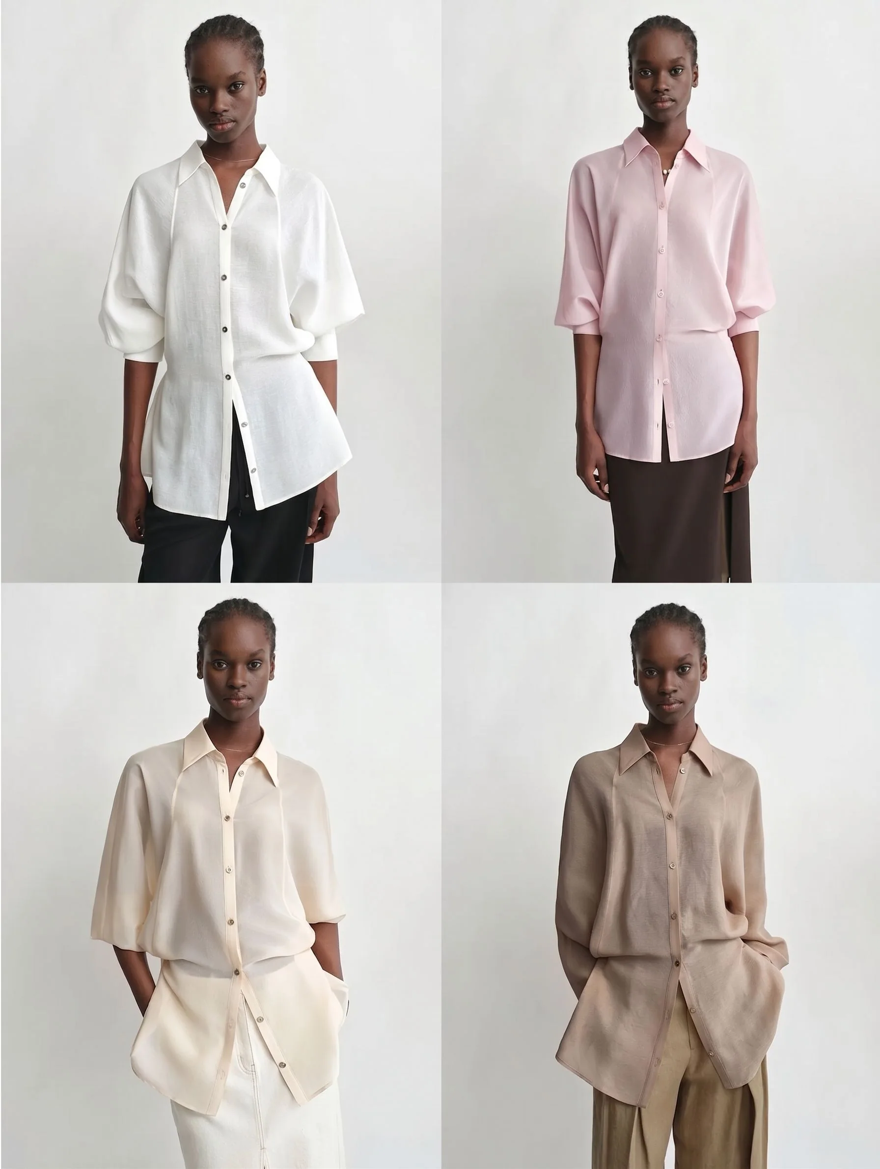 Batwing Cinch Blouse - Image 2