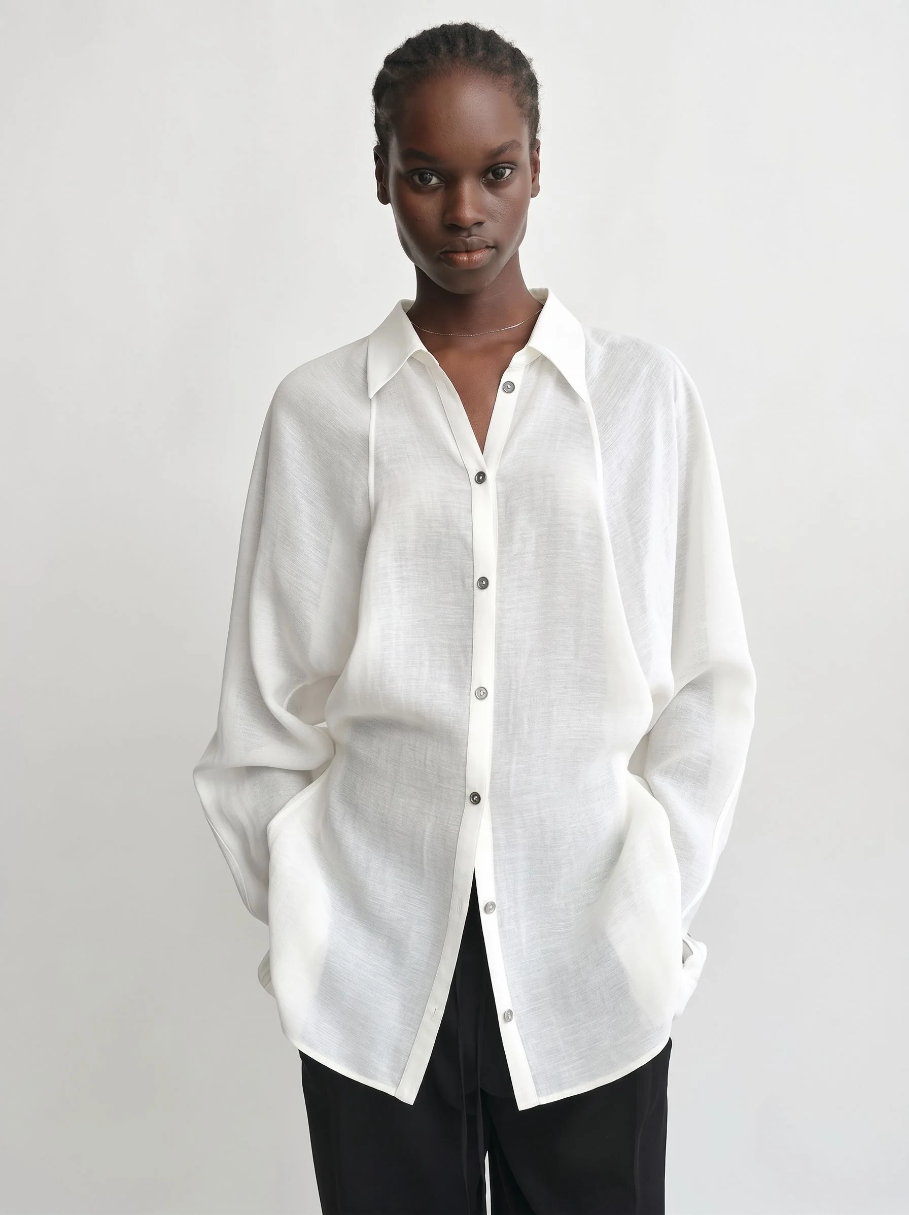 Batwing Cinch Blouse - Image 4