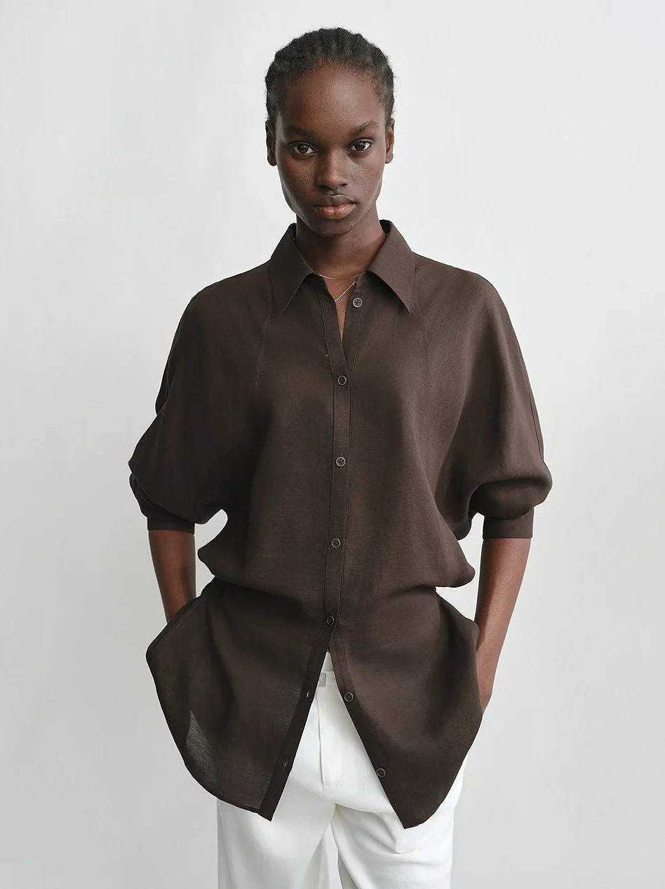 Batwing Cinch Blouse - Image 8