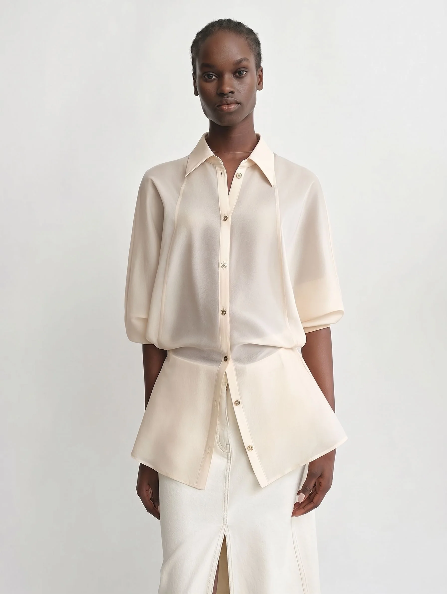 Batwing Cinch Blouse - Image 9