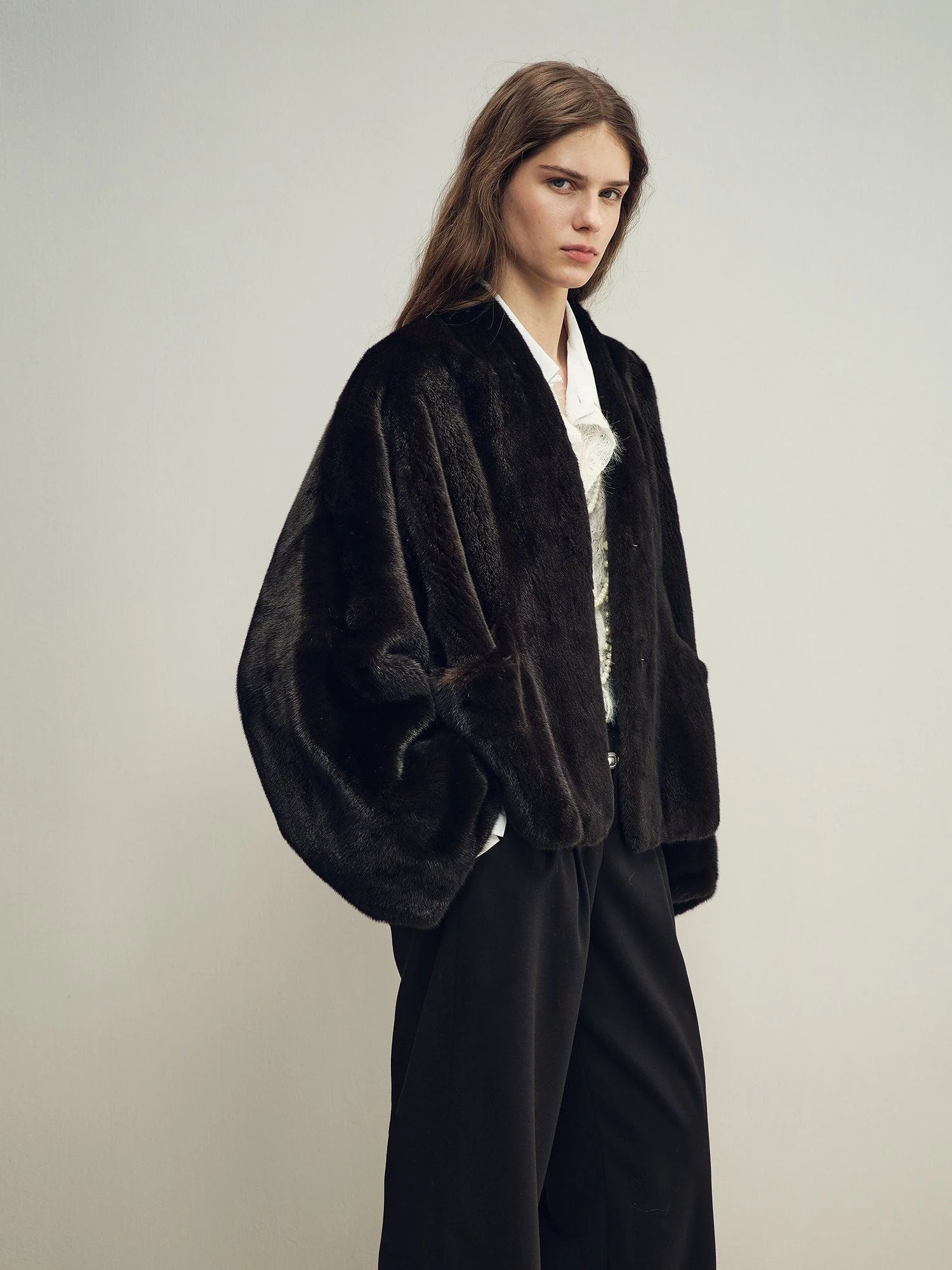 Batwing Mink Jacket - Image 4