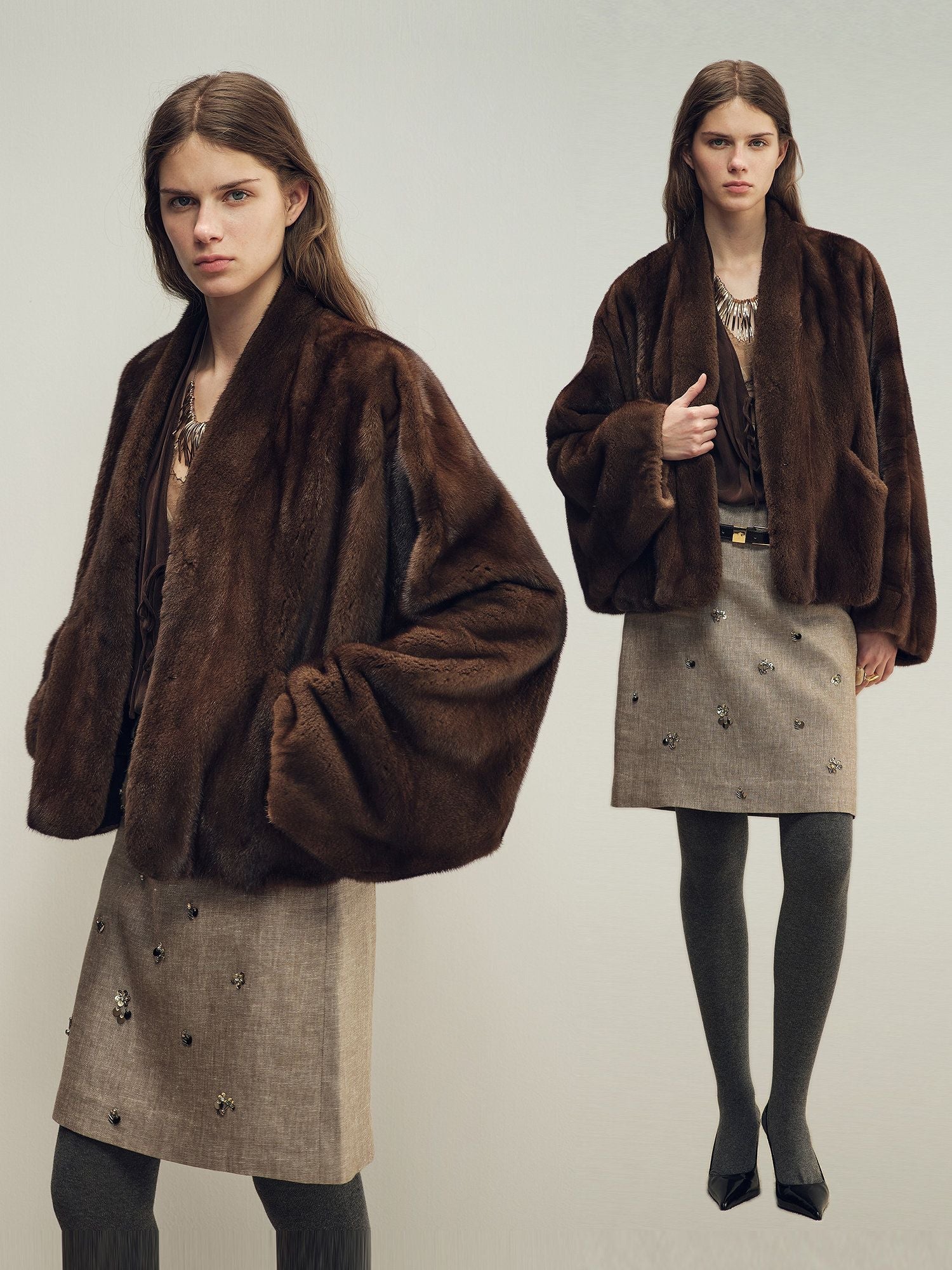 Batwing Mink Jacket - Image 5