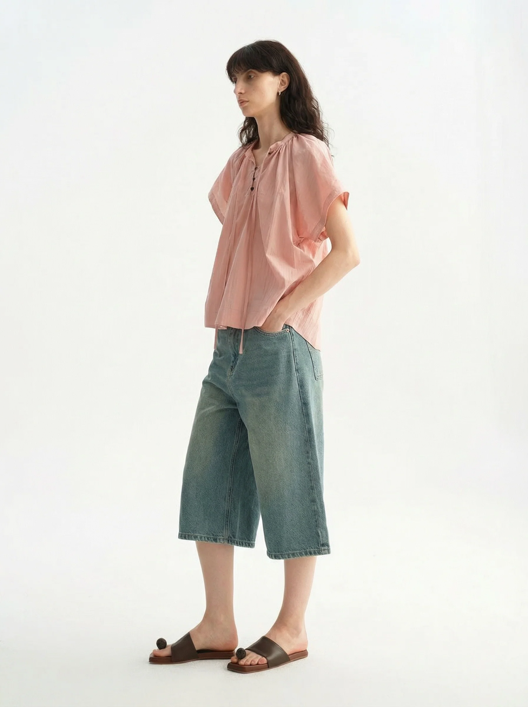 Batwing Tie Blouse - Image 5
