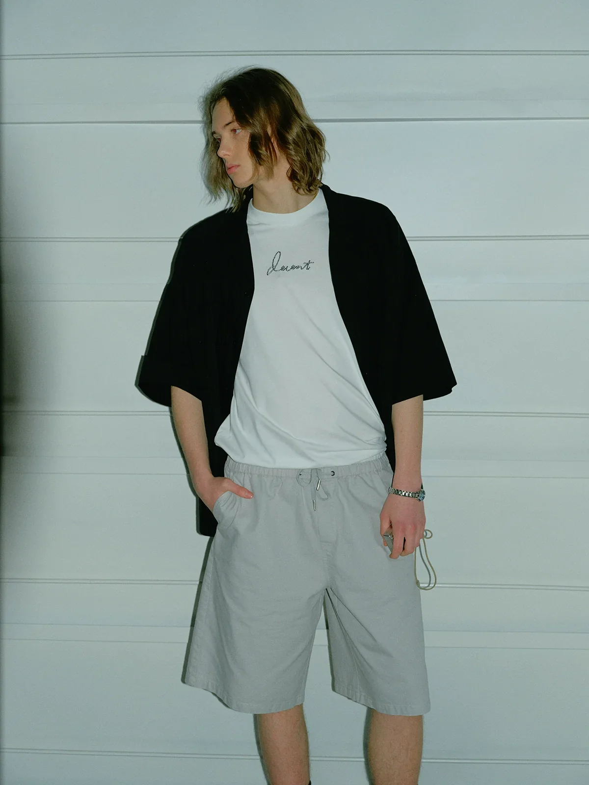 Beaded Cotton Tee - Image 4
