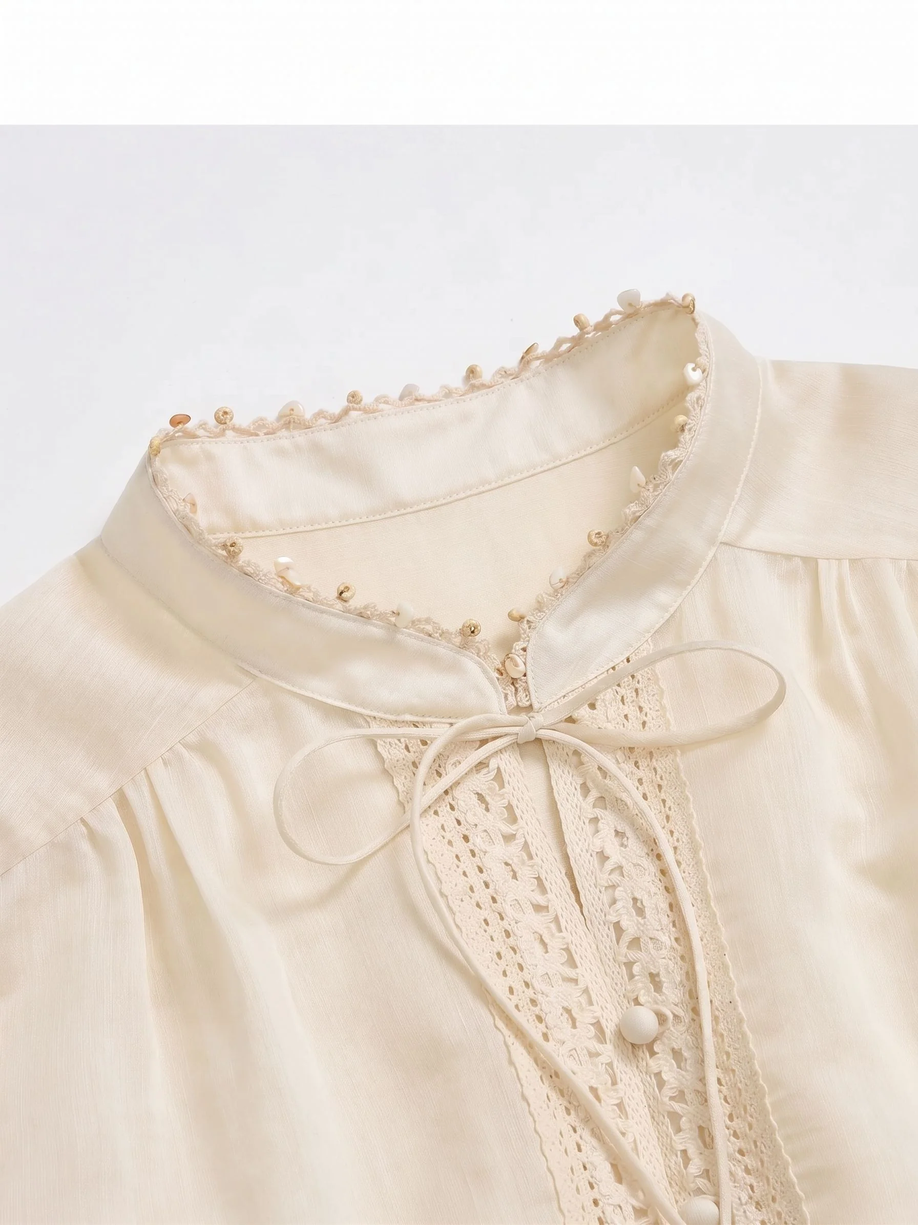 Beaded Lace Blouse