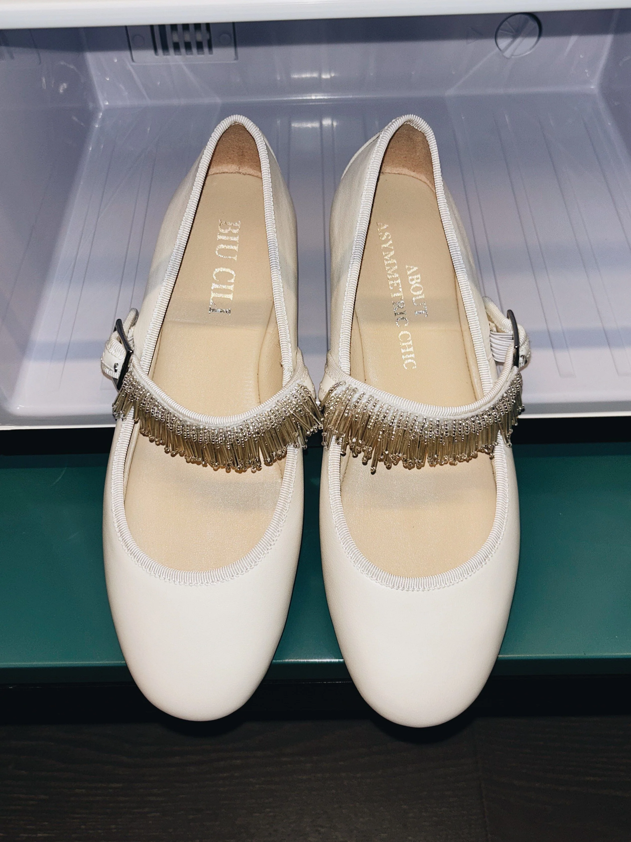 Beaded Mary Jane Flats - Image 3