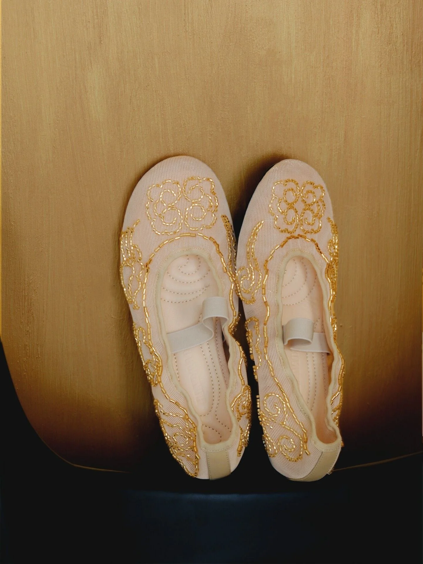 Beaded Mesh Flats