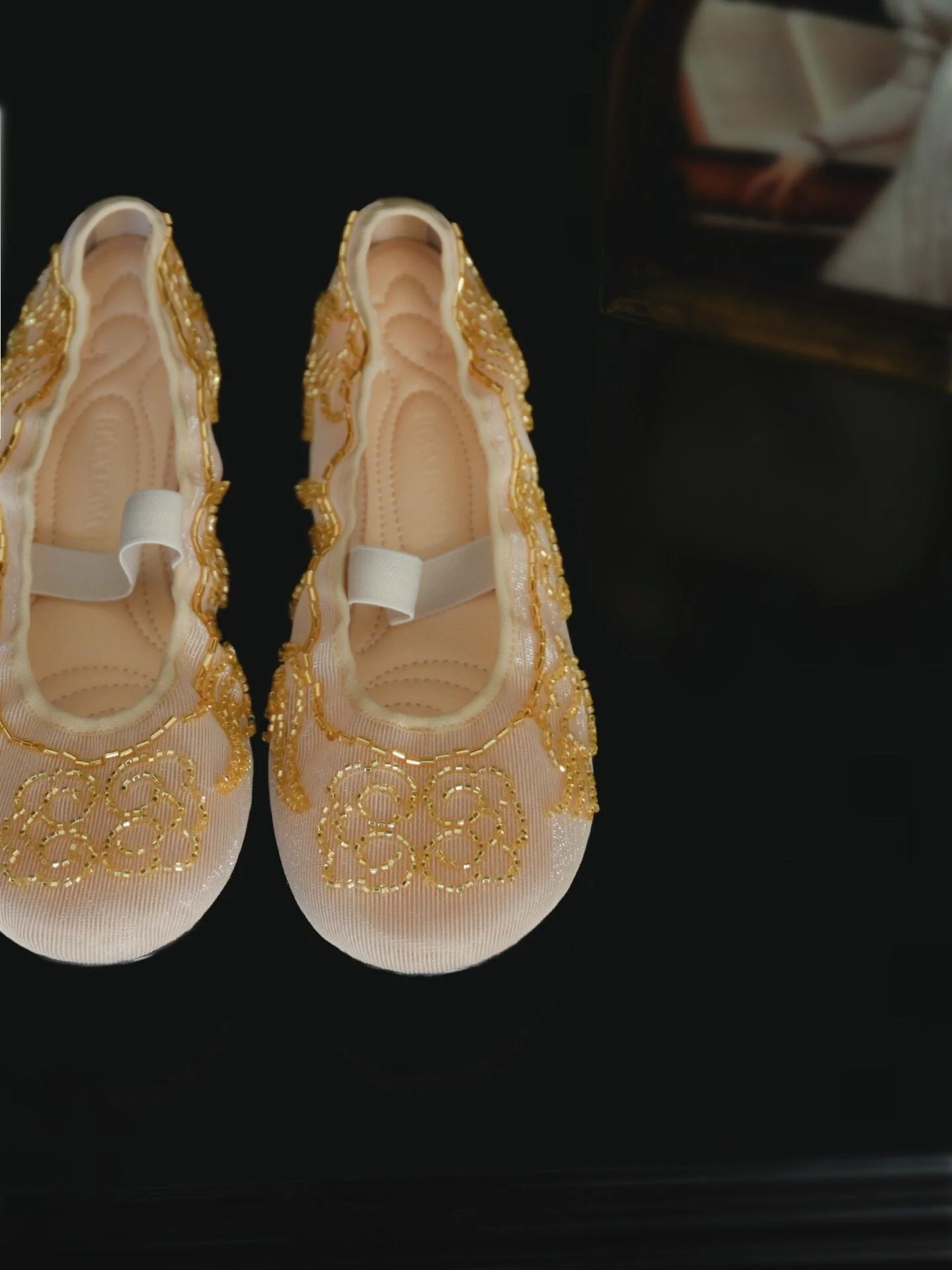 Beaded Mesh Flats - Image 3