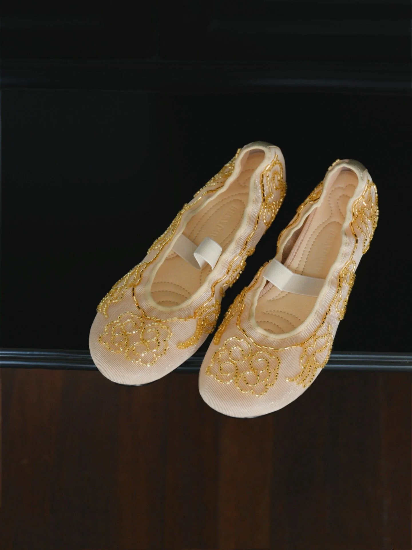 Beaded Mesh Flats - Image 4
