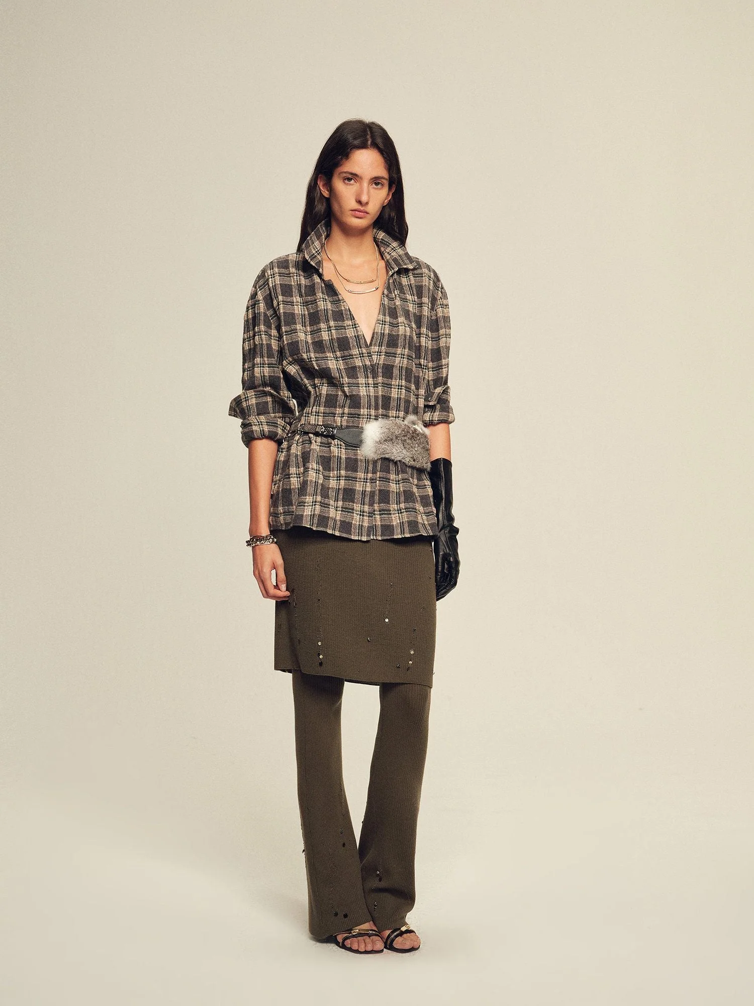Beaded Skirted Pants - Image 2