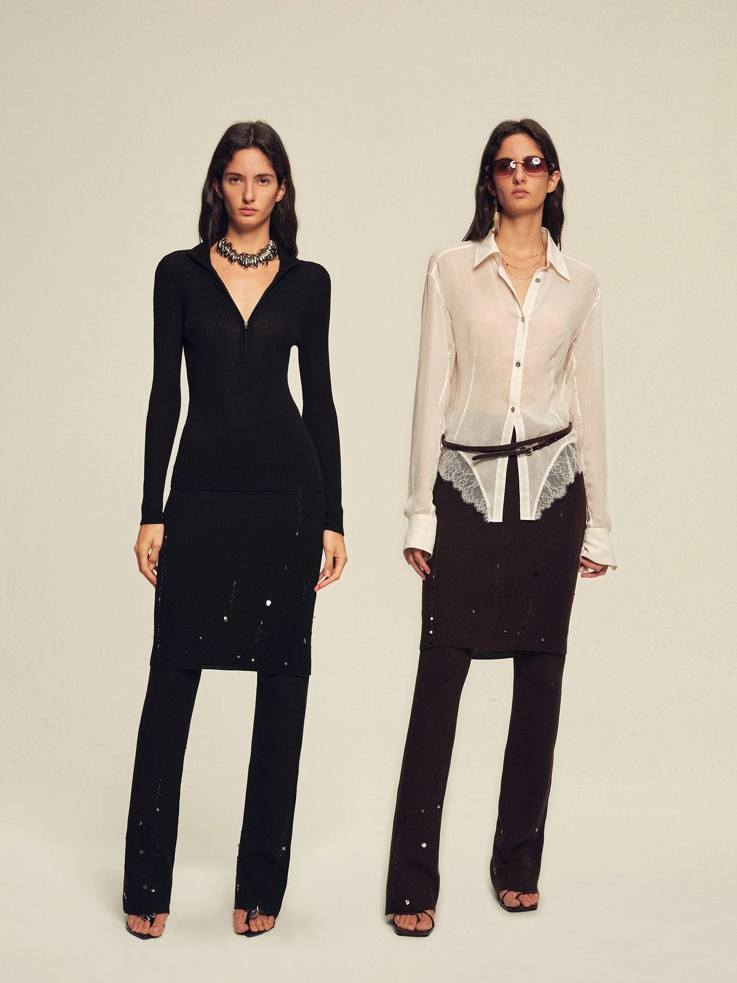 Beaded Skirted Pants - Image 4