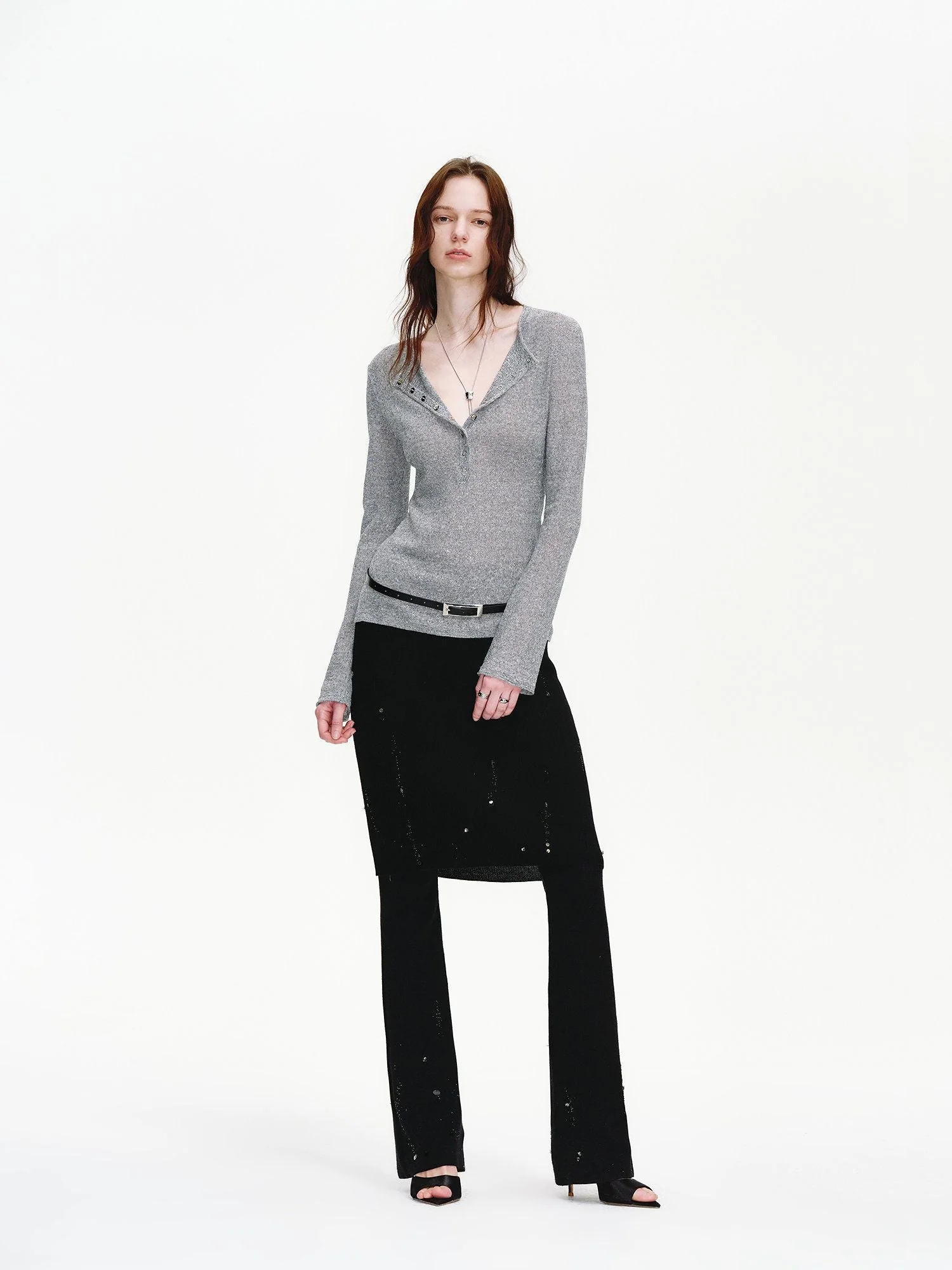 Beaded Skirted Pants - Image 5