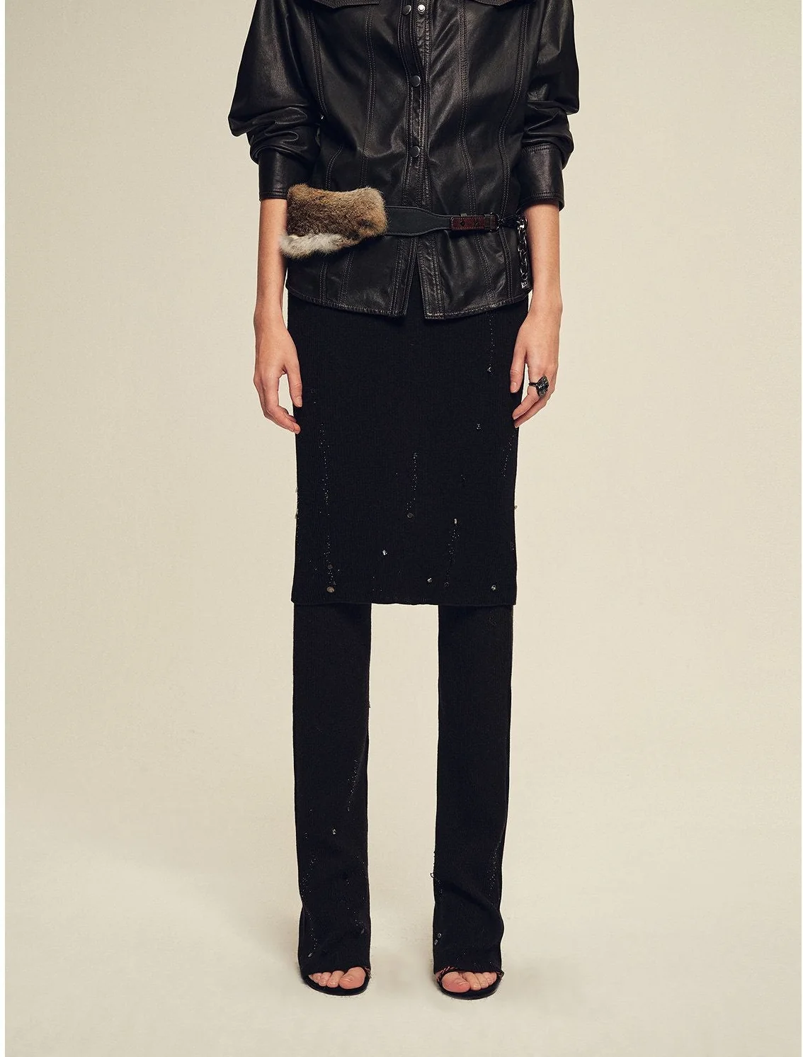 Beaded Skirted Pants - Image 7
