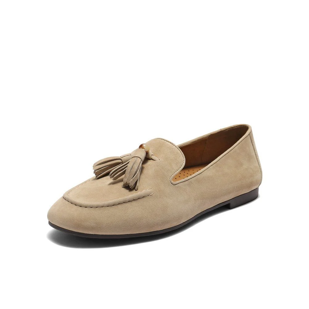 Beaded Tassel Loafers