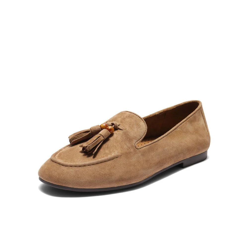 Beaded Tassel Loafers - Image 2