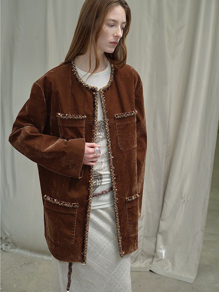 Beaded Trim Jacket - Image 4