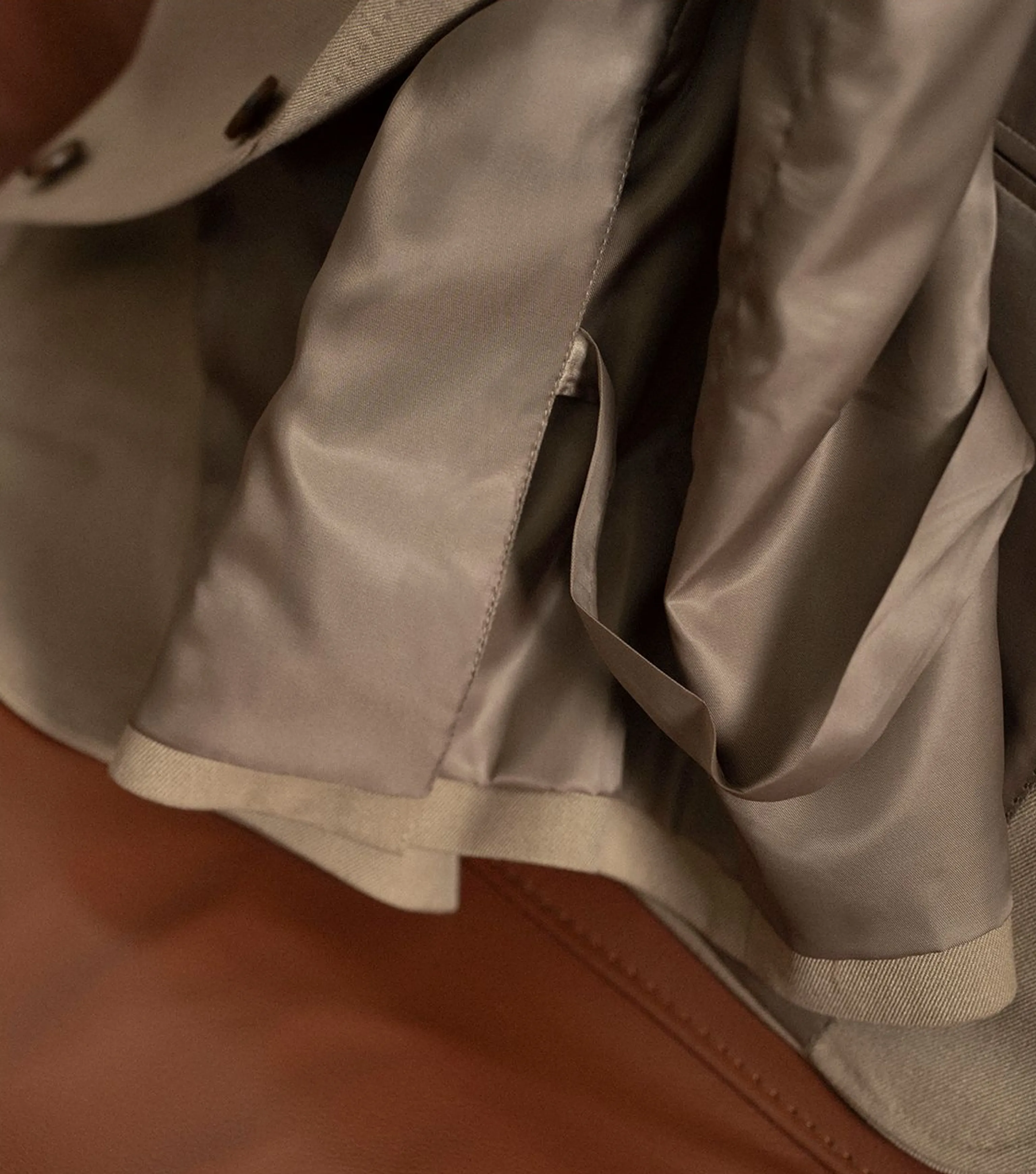 Beige Cavalry Twill Suit - Image 10