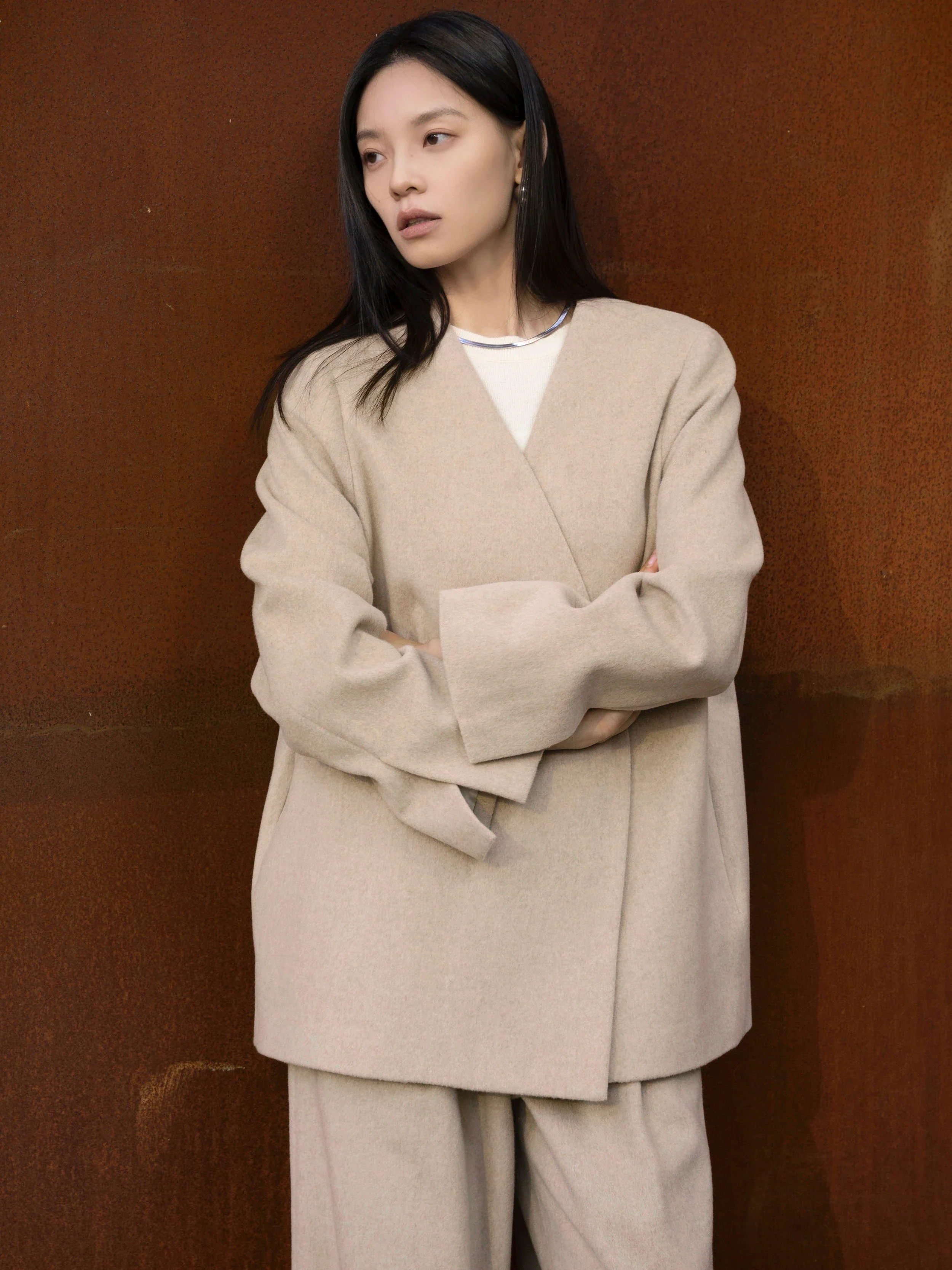 Beige Wool Suit - Image 8