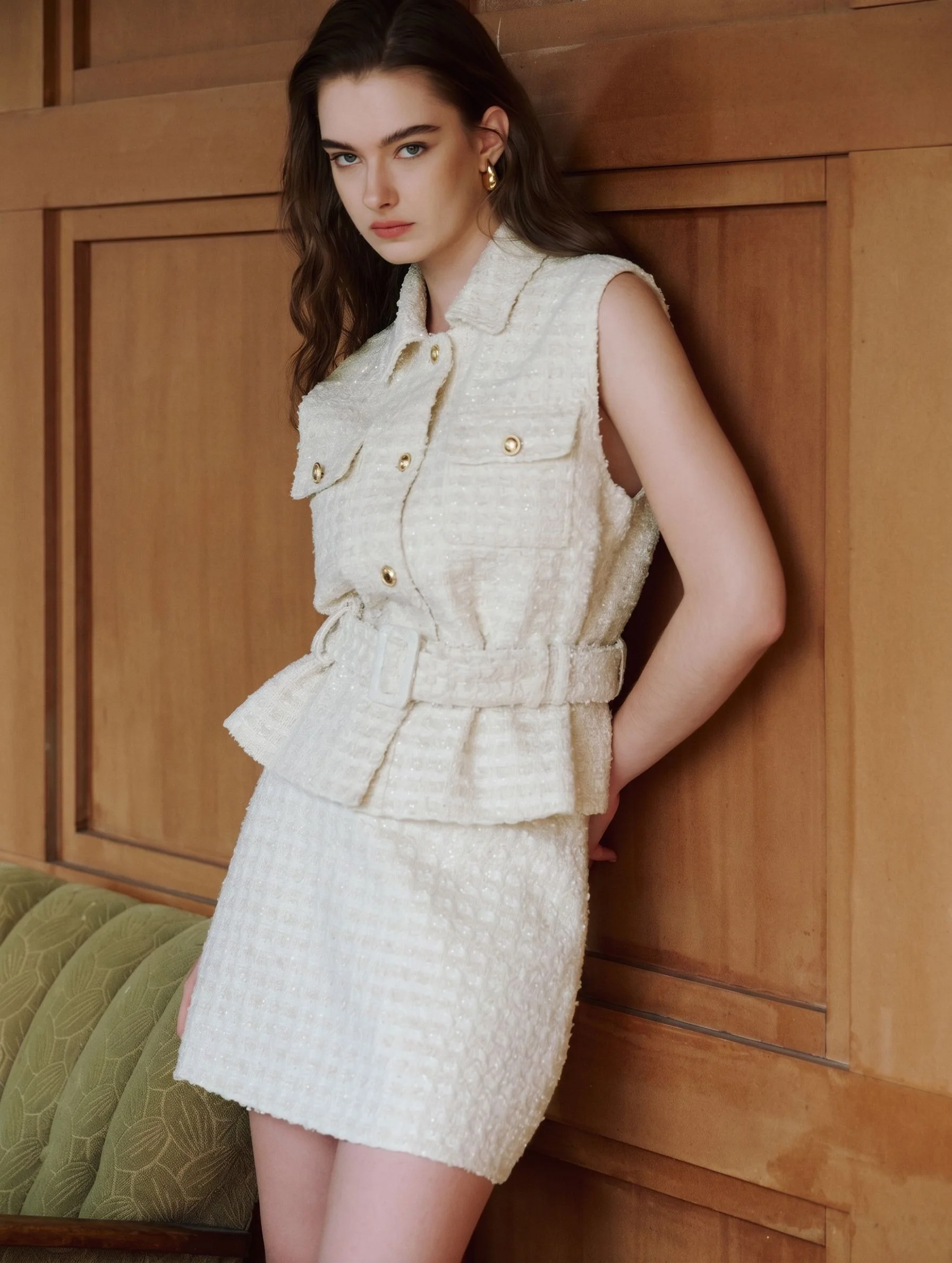 Belted Bouclé Set - Image 6