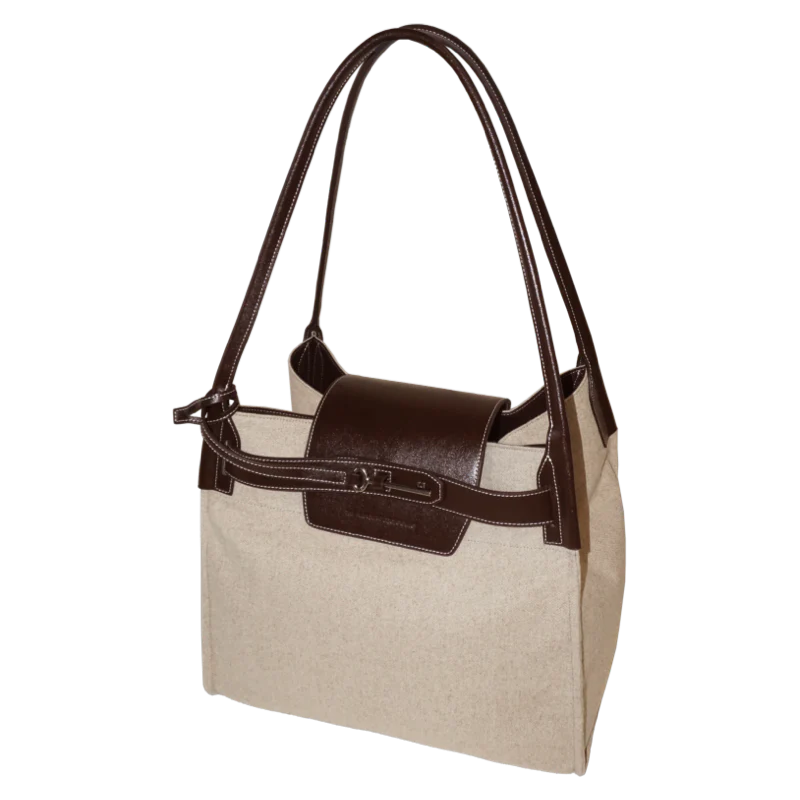 Belted Canvas Tote - Image 6