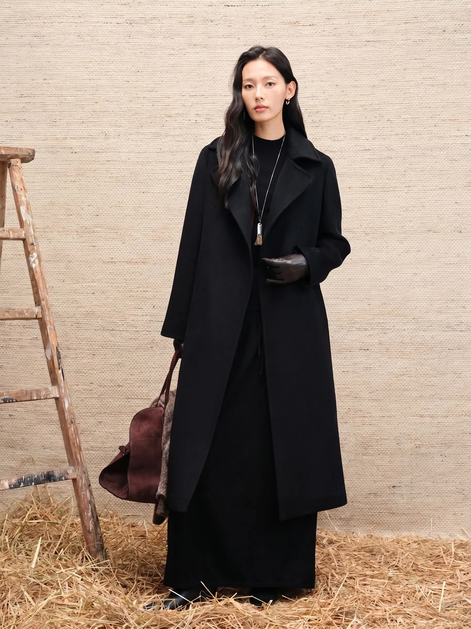 Belted Cashmere Coat - Image 5