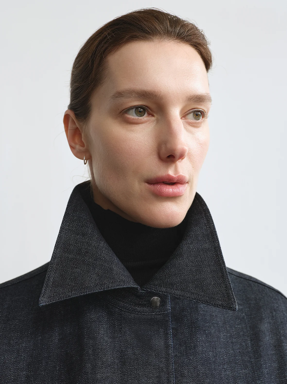 Belted Denim Coat - Image 6