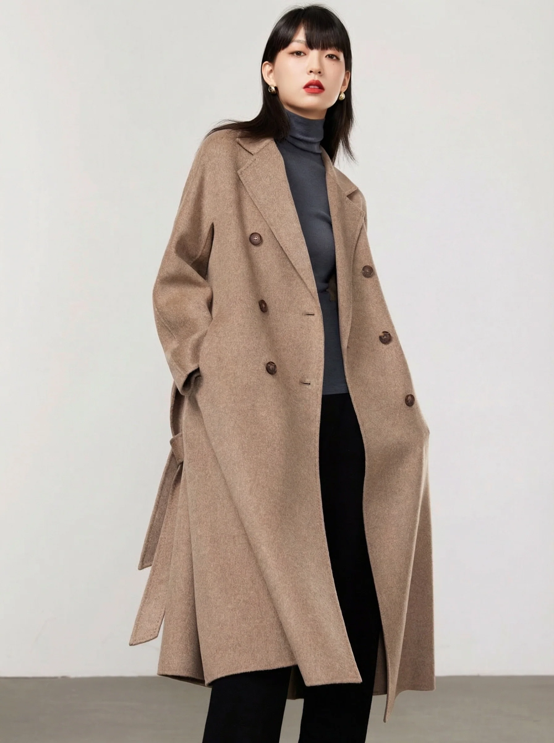 Belted Double-Breasted Coat - Image 5