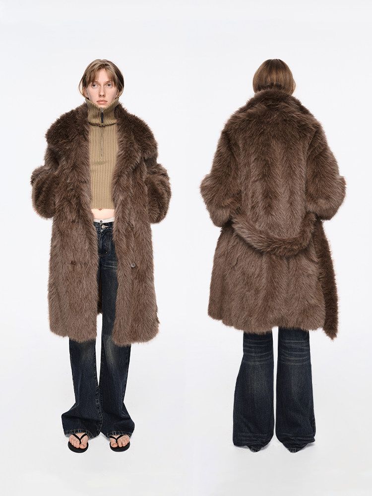 Belted Fur Coat - Image 5