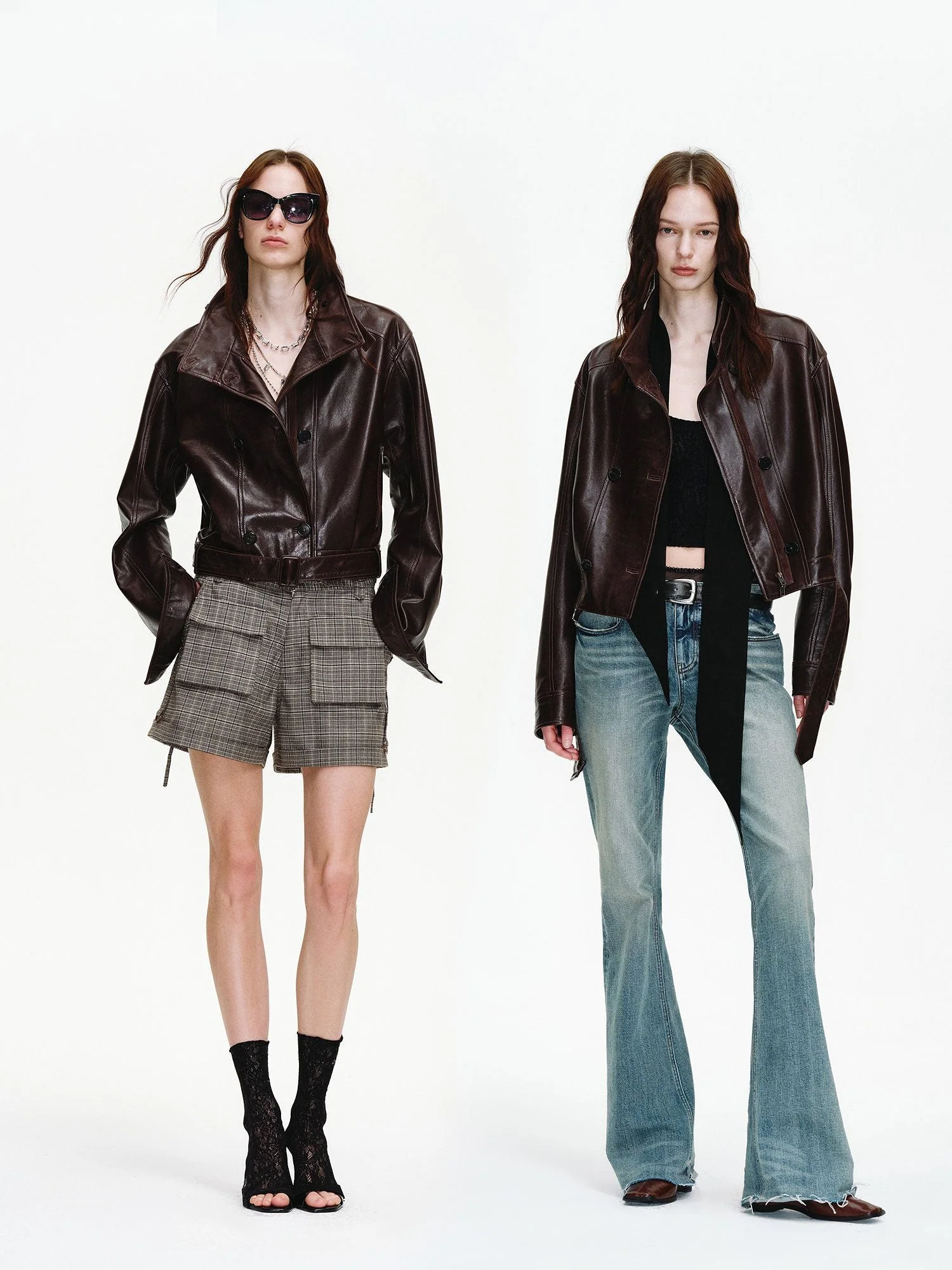 Belted Leather Jacket - Image 3