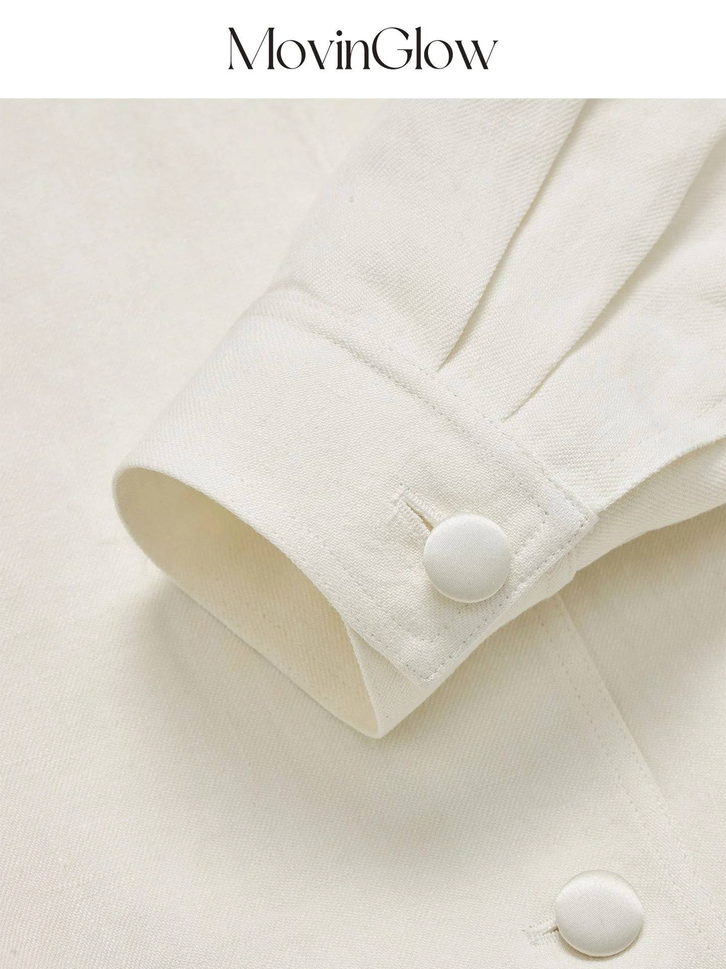 Belted Linen Jacket - Image 3