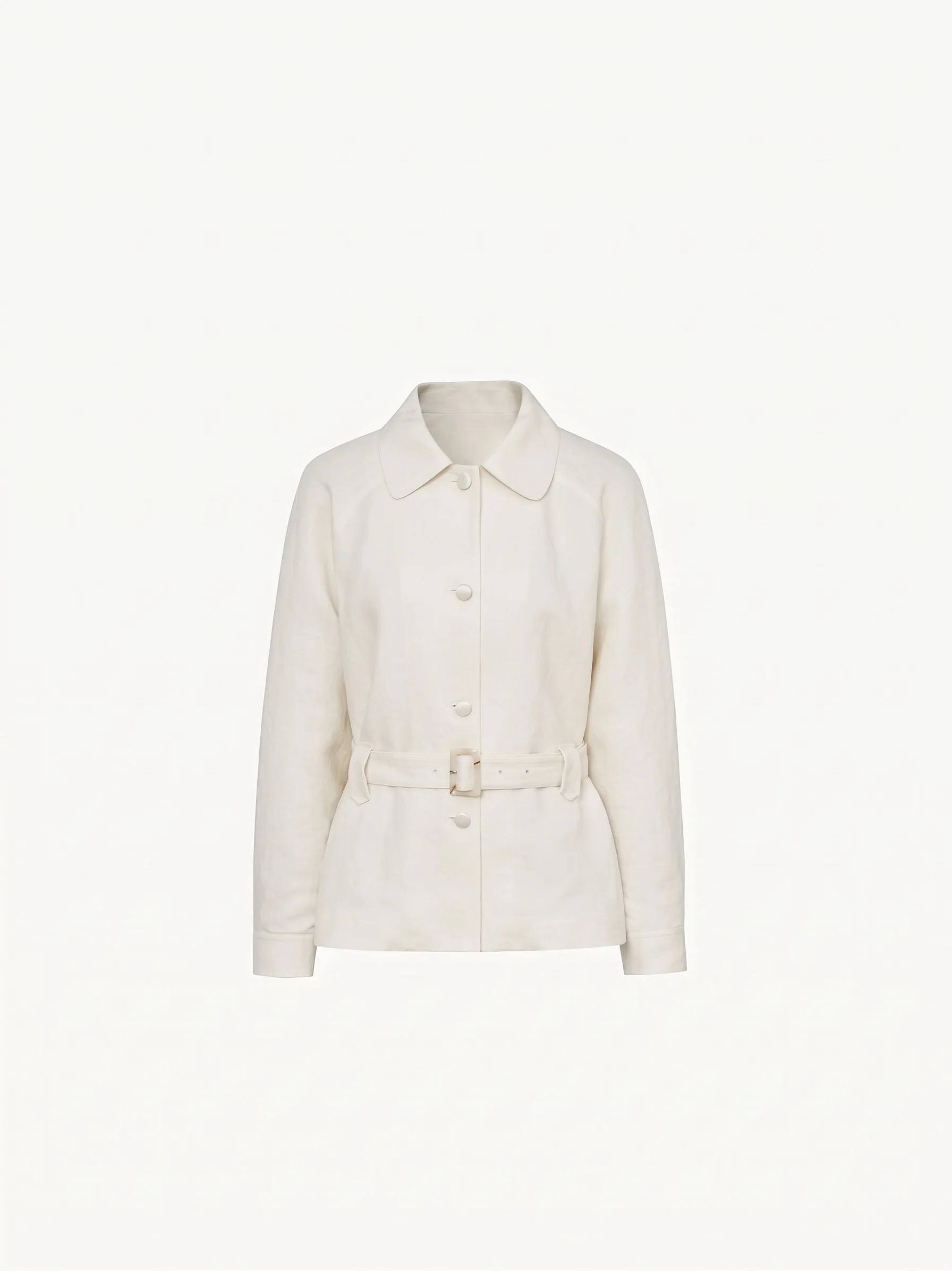 Belted Linen Jacket - Image 5
