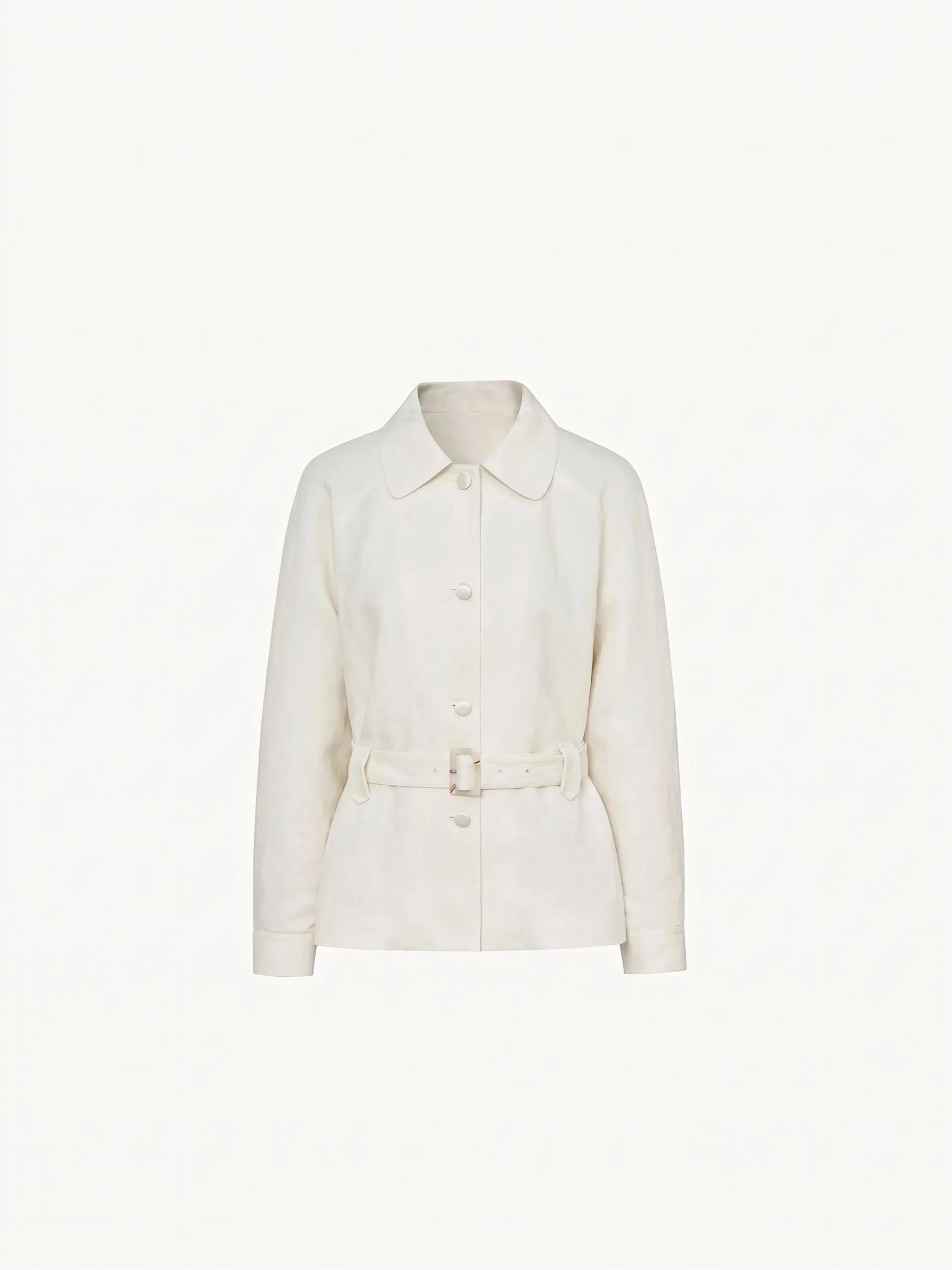 Belted Linen Jacket - Image 7