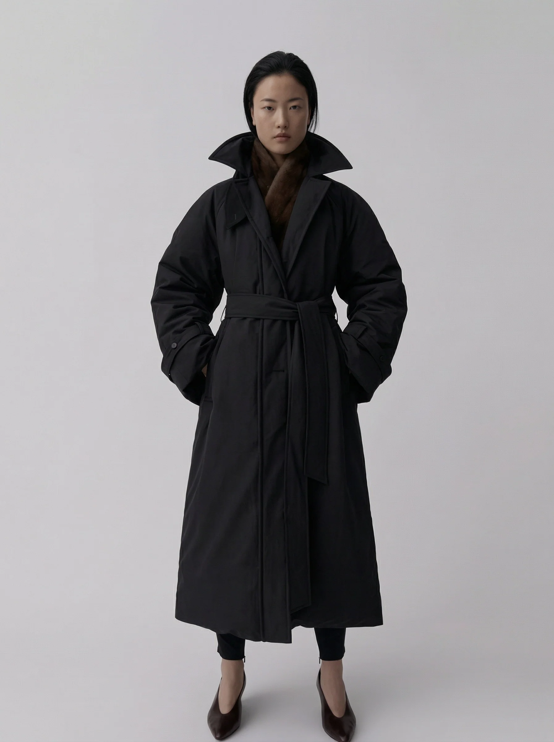 Belted Long Puffer - Image 3