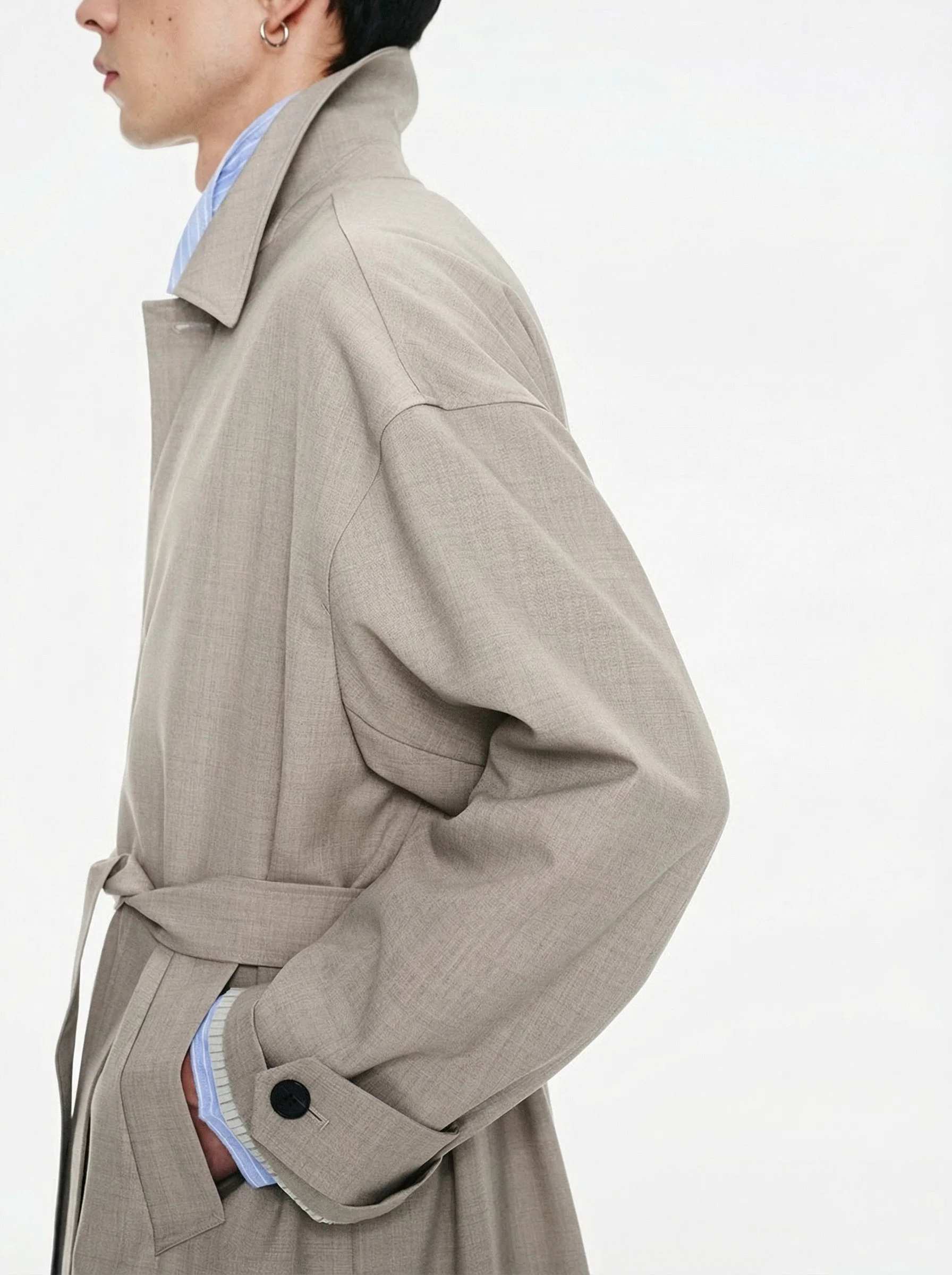 Belted Mac Coat - Image 2
