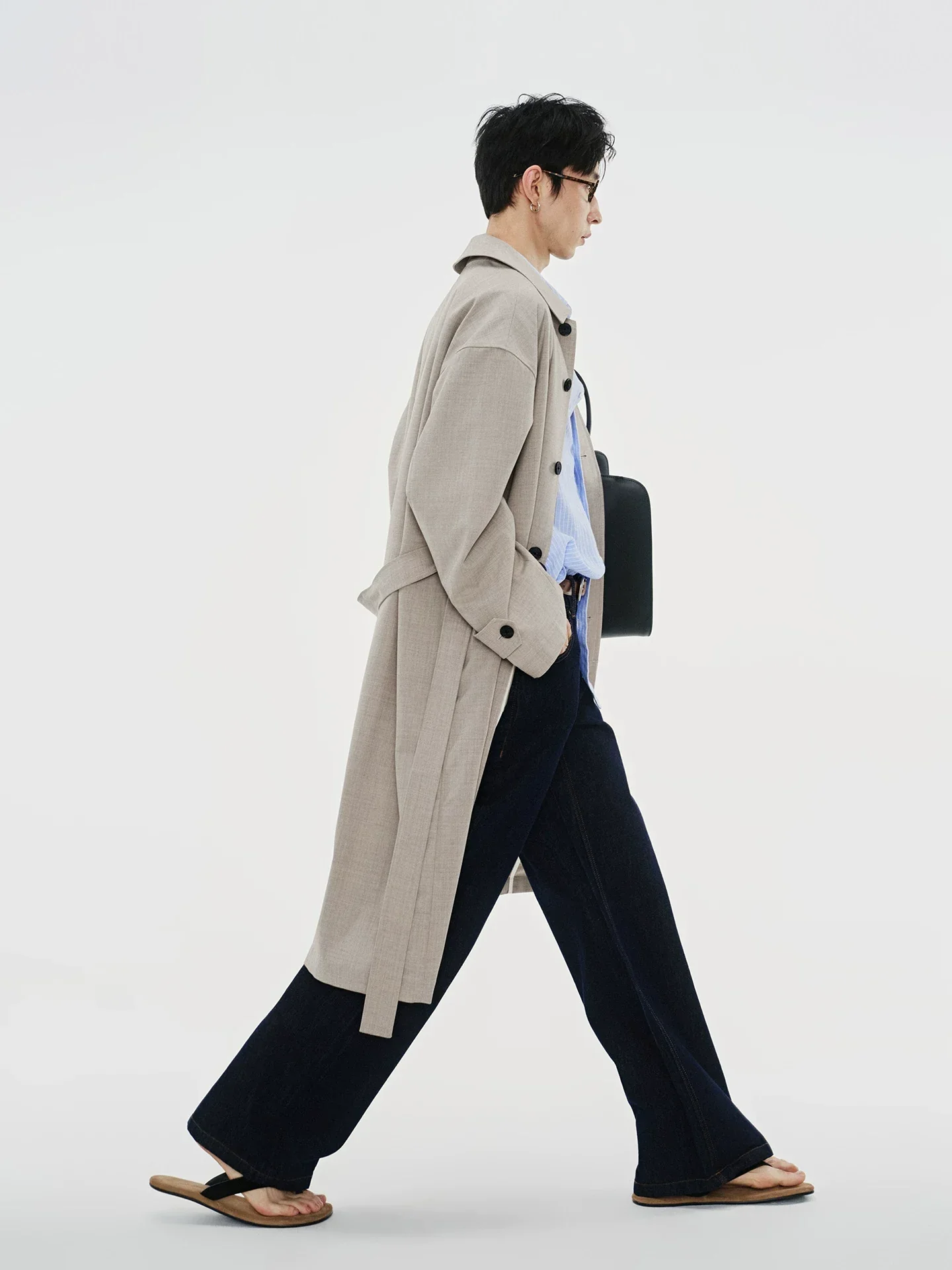 Belted Mac Coat - Image 3