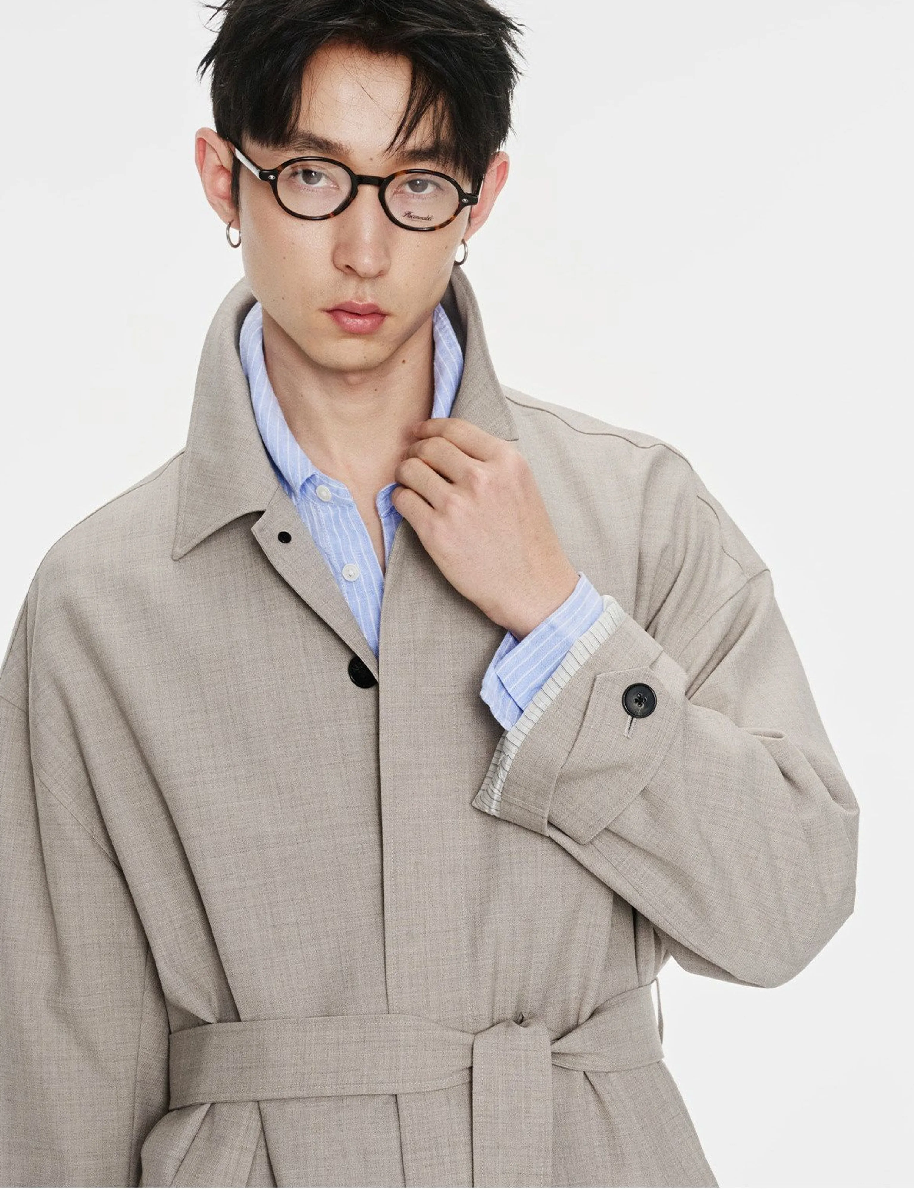 Belted Mac Coat - Image 5