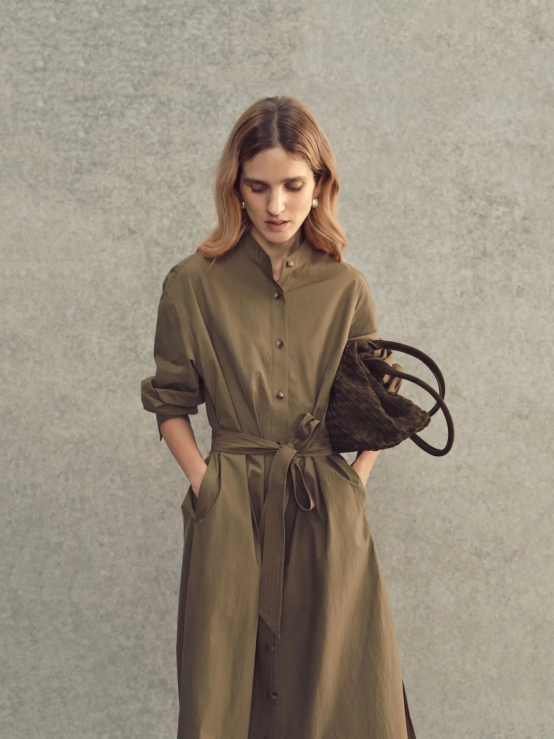Belted Midi Shirtdress - Image 3