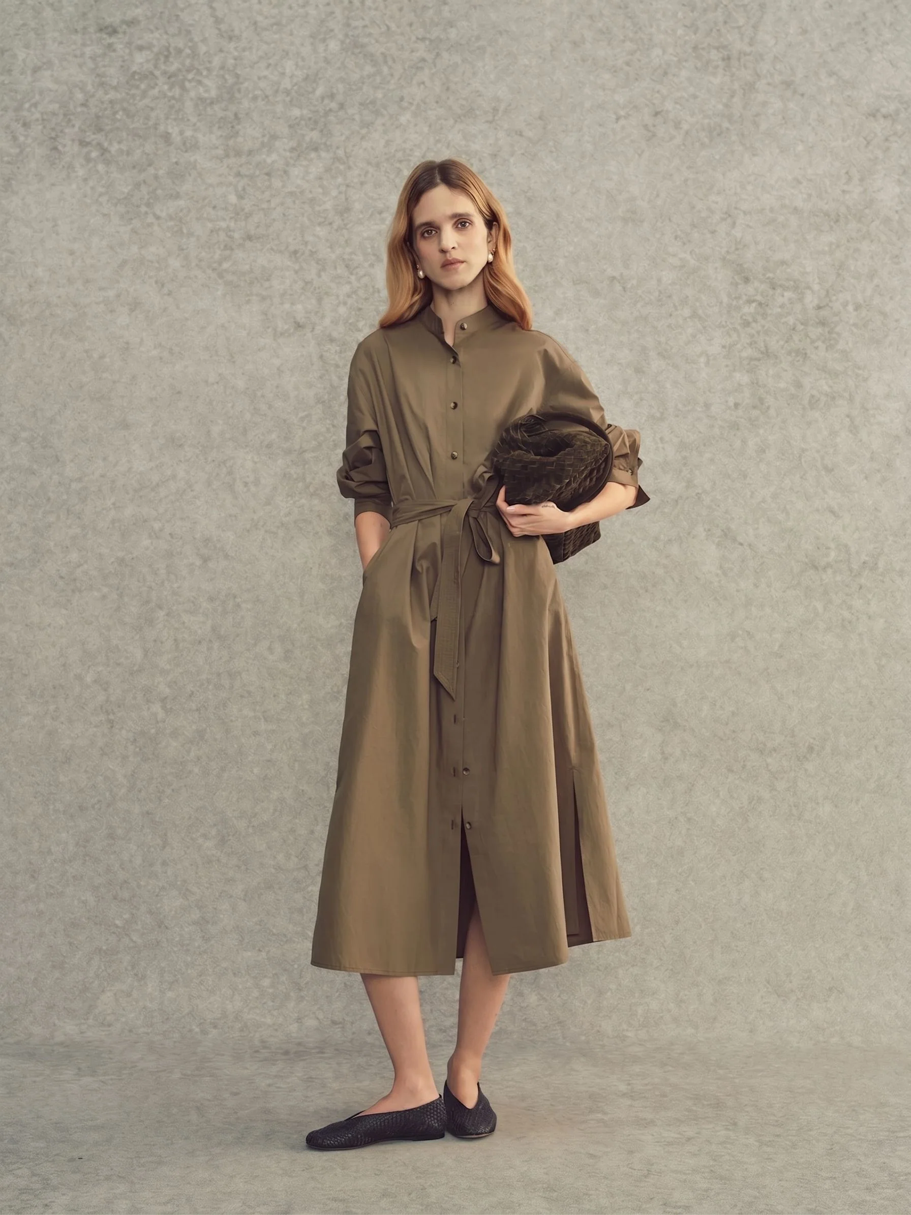 Belted Midi Shirtdress - Image 6
