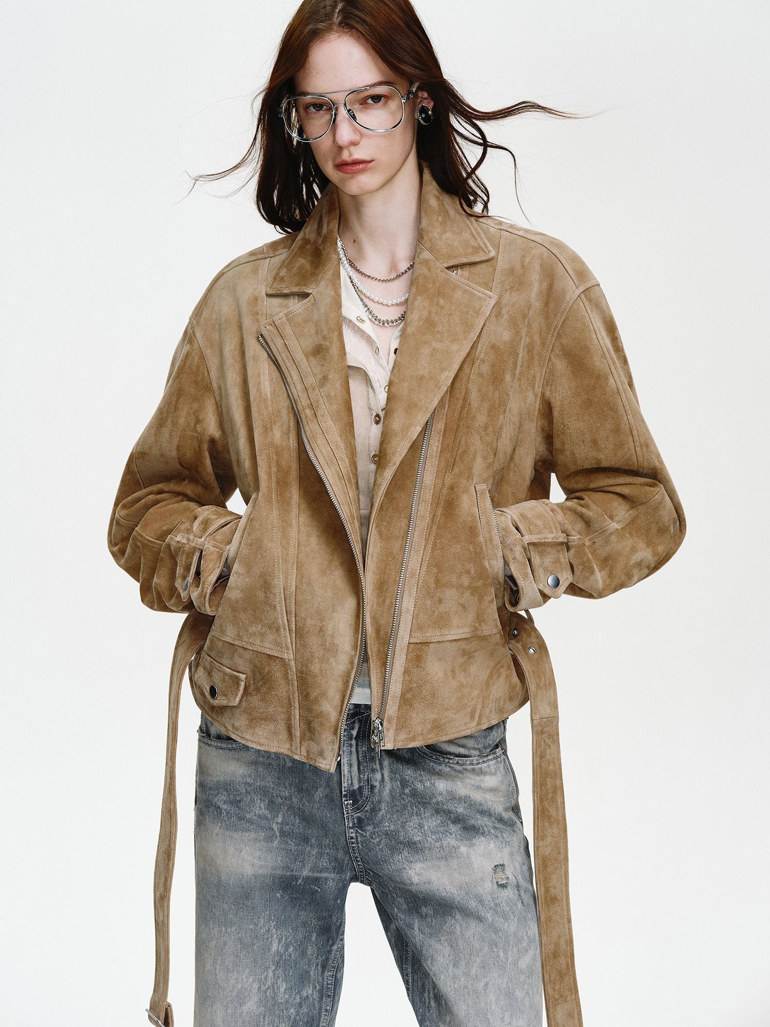 Belted Moto Jacket