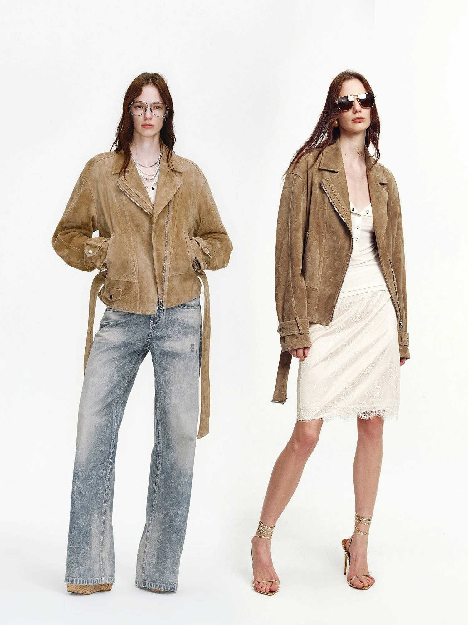 Belted Moto Jacket - Image 2