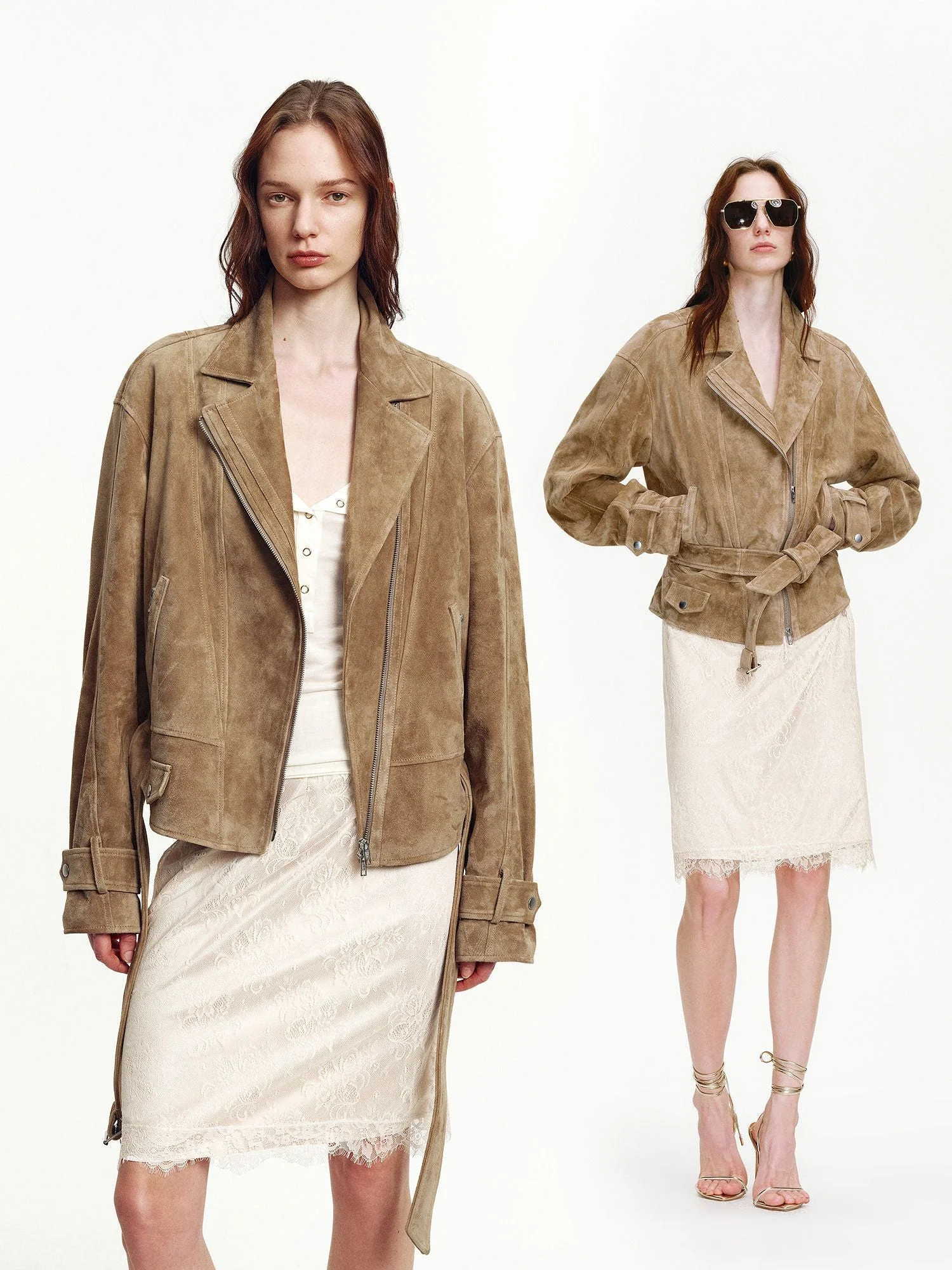 Belted Moto Jacket - Image 3