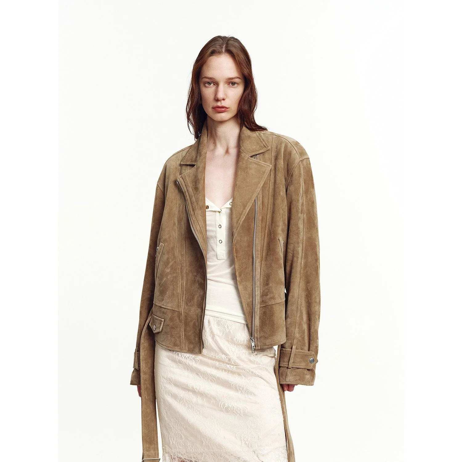 Belted Moto Jacket - Image 6