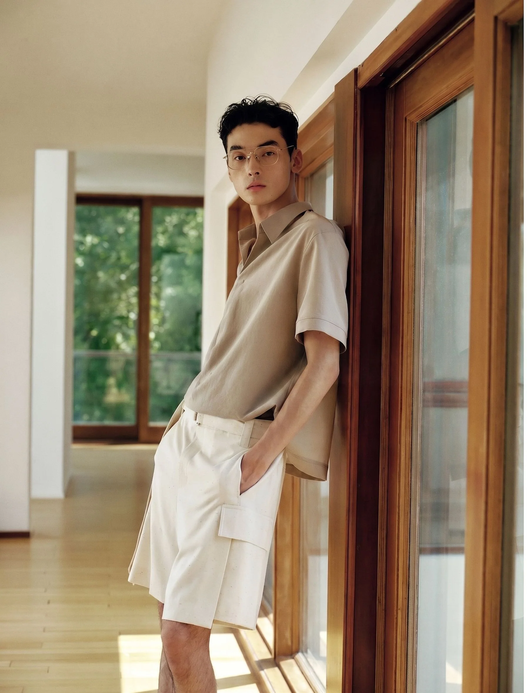 Belted Panel Shorts - Image 4