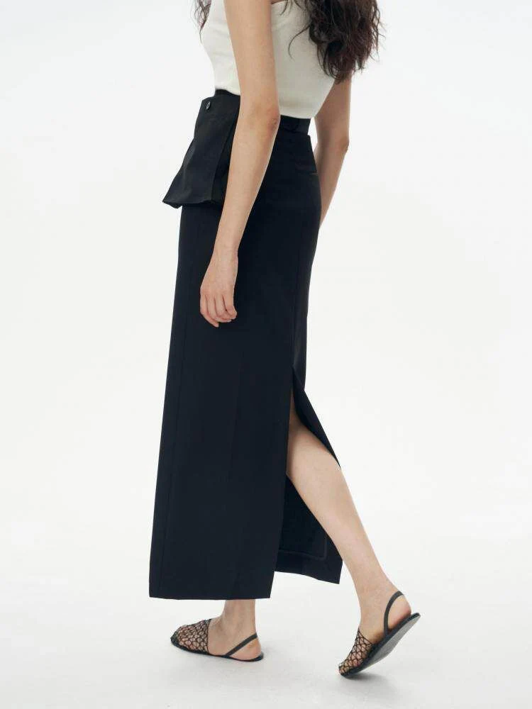Belted Pocket Maxi Skirt - Image 3